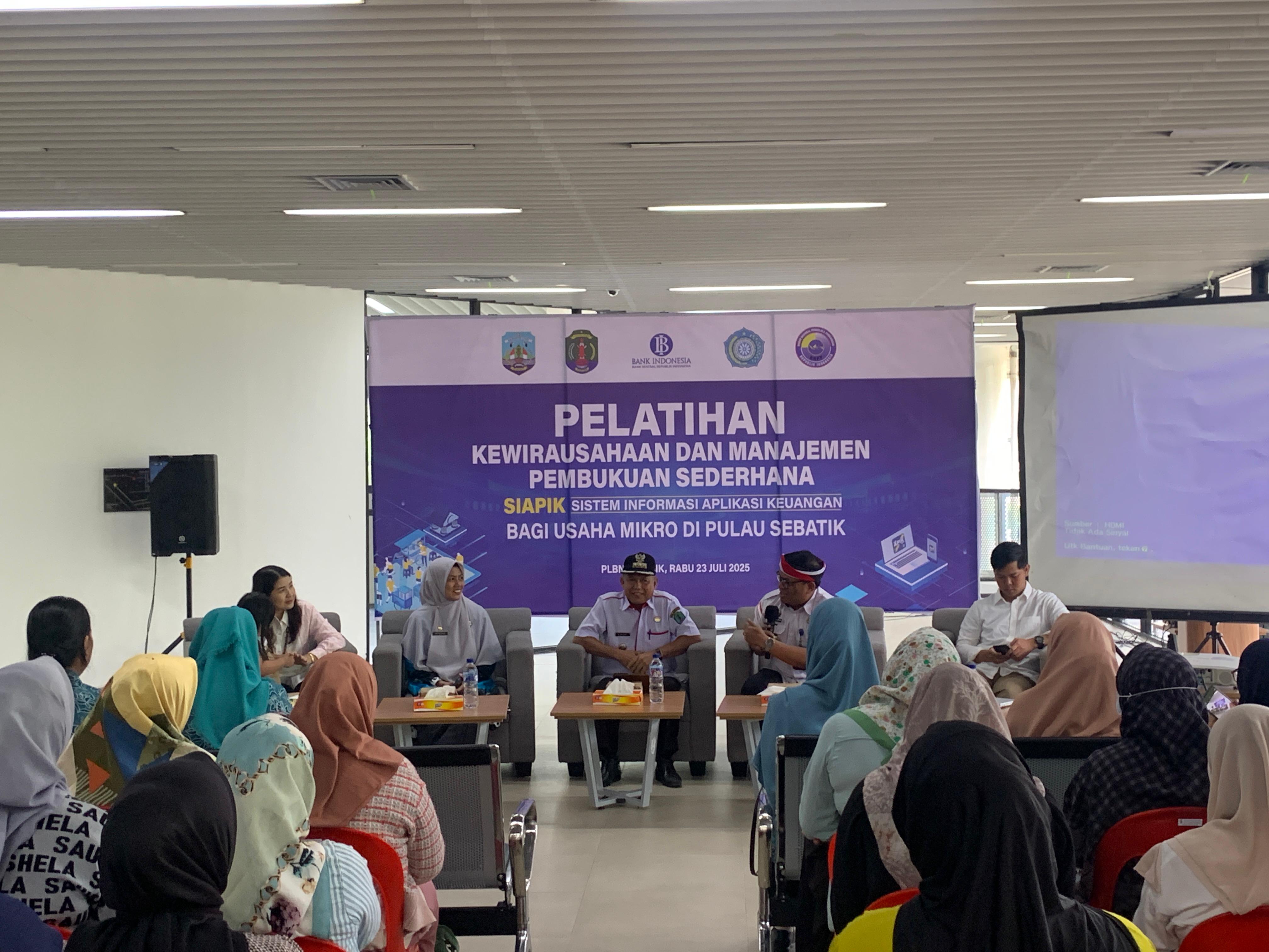 PLBN Sebatik Fasilitasi Pelatihan Kewirausahaan dan Keuangan Digital bagi UMKM Perbatasan
