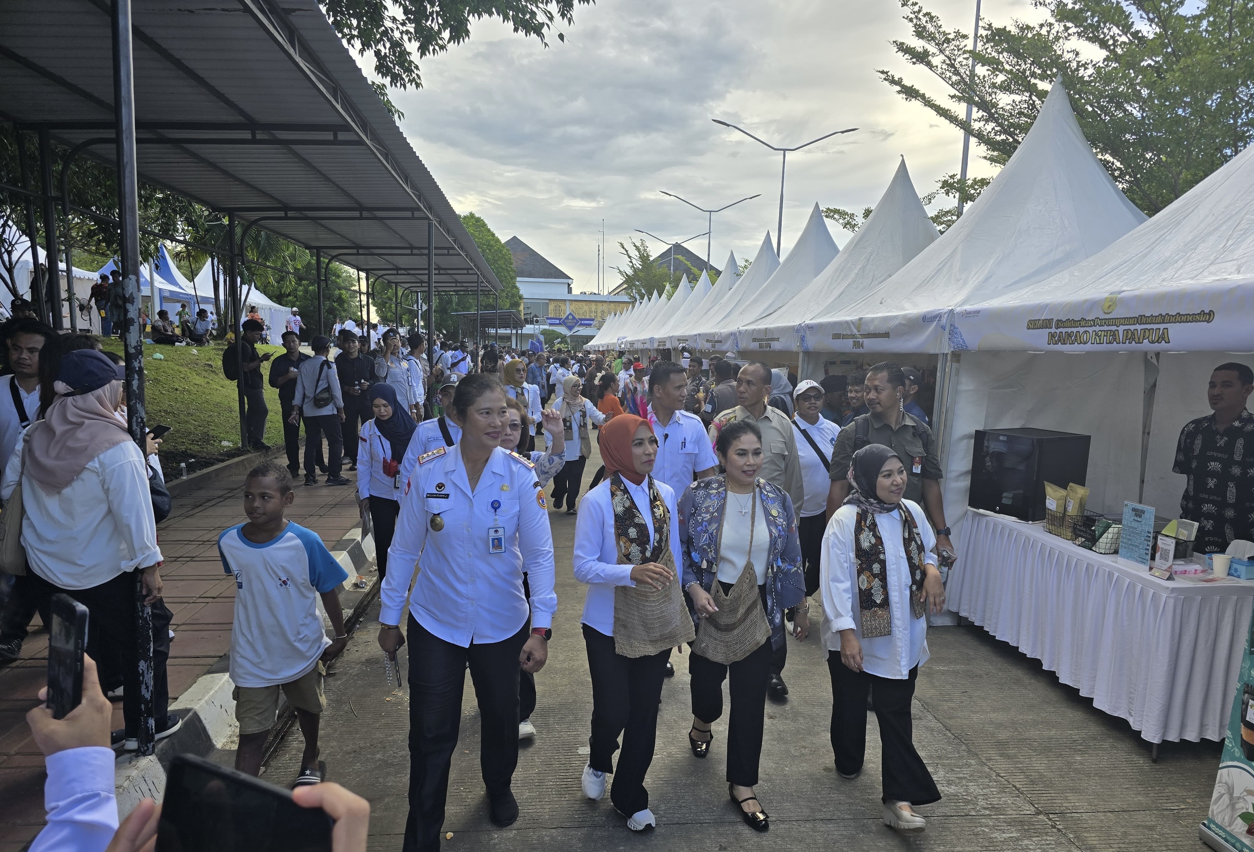 PLBN Skouw Jadi Lokasi Strategis Kunjungan Seruni Kabinet Merah Putih dan Pameran UMKM