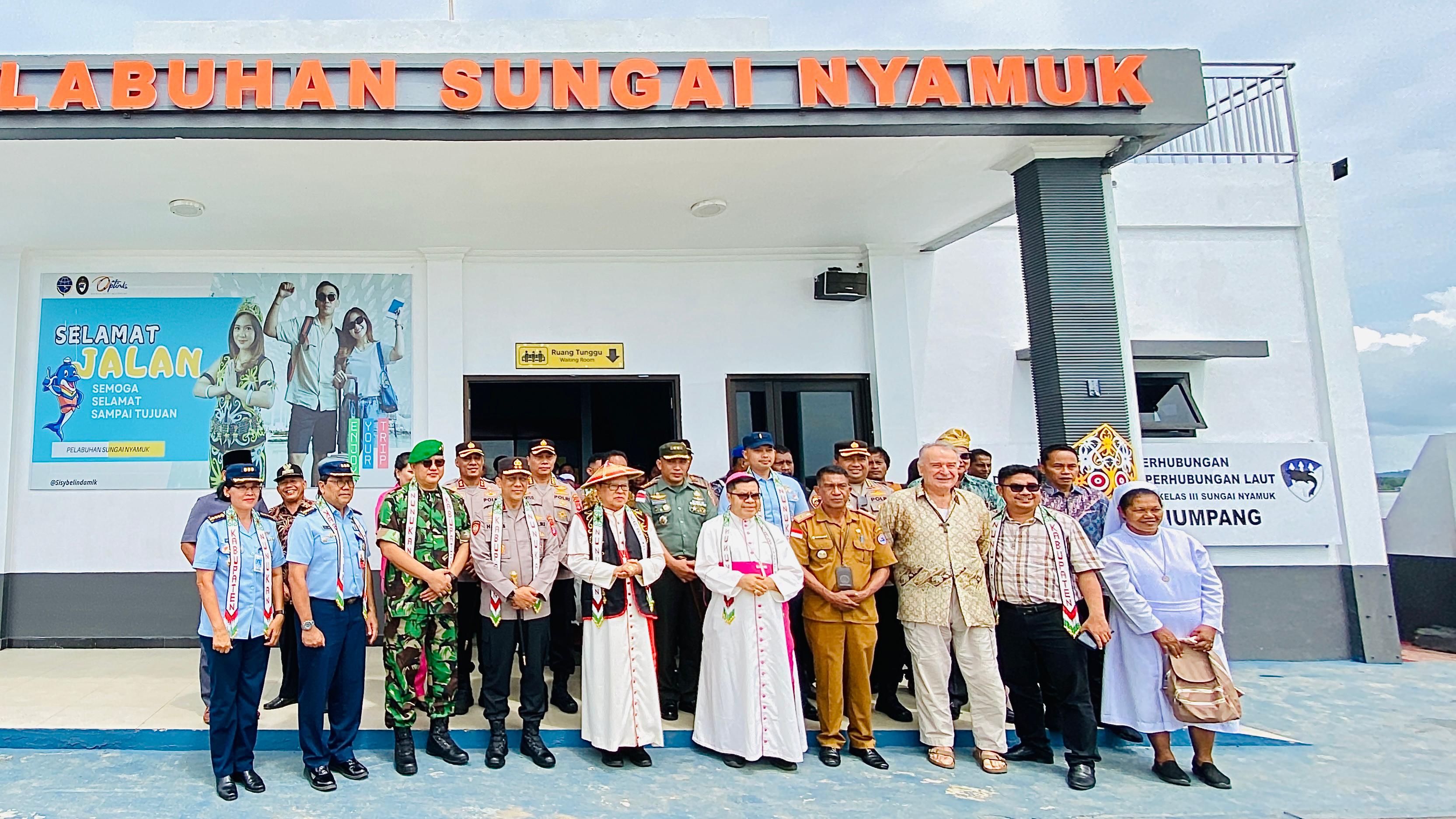 PLBN Sei Nyamuk Sambut Kardinal Ignatius Suharyo, Bawa Pesan Toleransi dan Semangat Pelayanan di Perbatasan Negara
