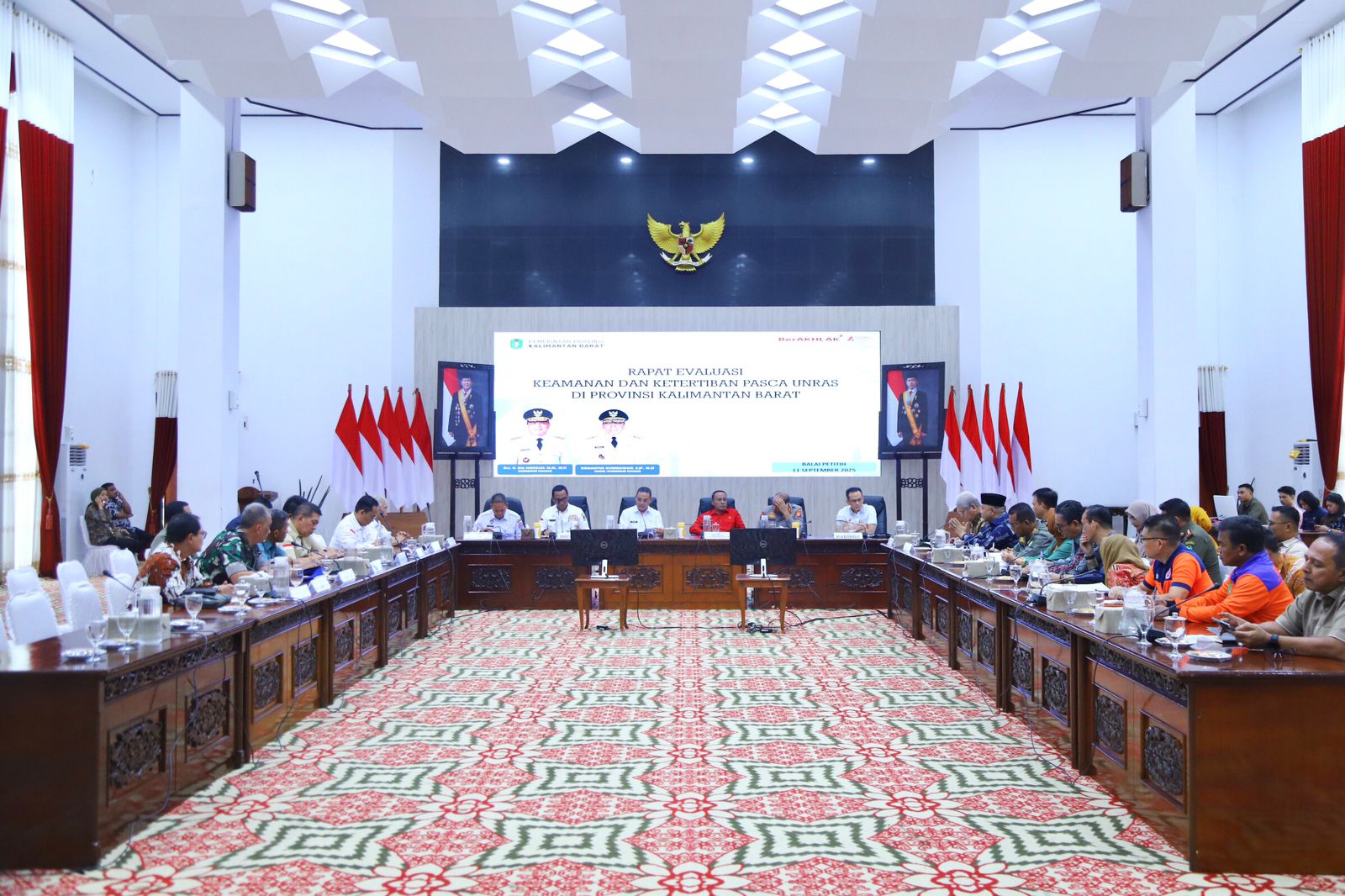 Evaluasi Pasca Demonstrasi, BNPP RI dan Pemprov Kalbar Sepakati Langkah Strategis Jaga Kondusifitas