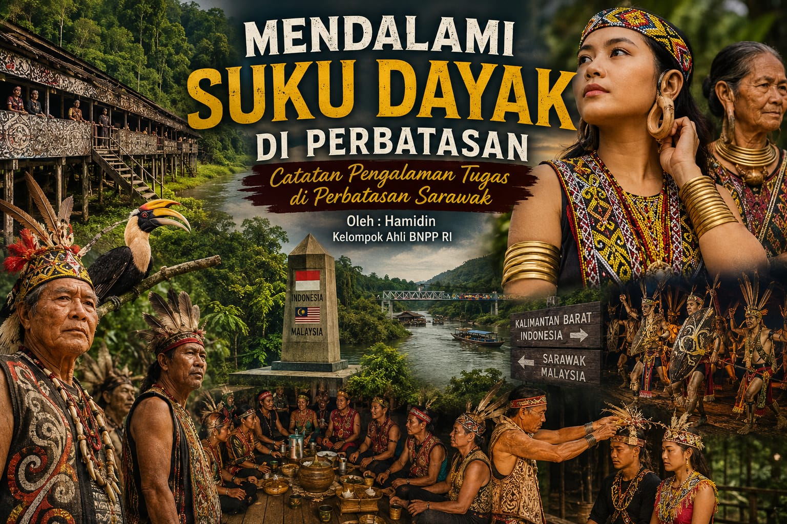 Mendalami Suku Dayak di Perbatasan