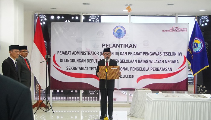 BNPP Resmi Melantik Pejabat Baru Pengelola PLBN di Papua dan Papua Selatan
