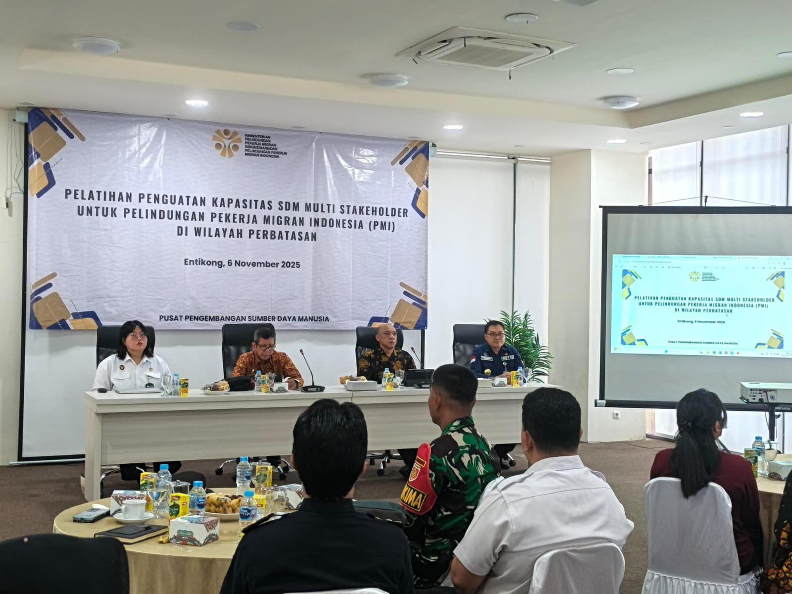 PLBN Entikong Fasilitasi Pelatihan Penguatan SDM dalam Perlindungan Pekerja Migran Indonesia