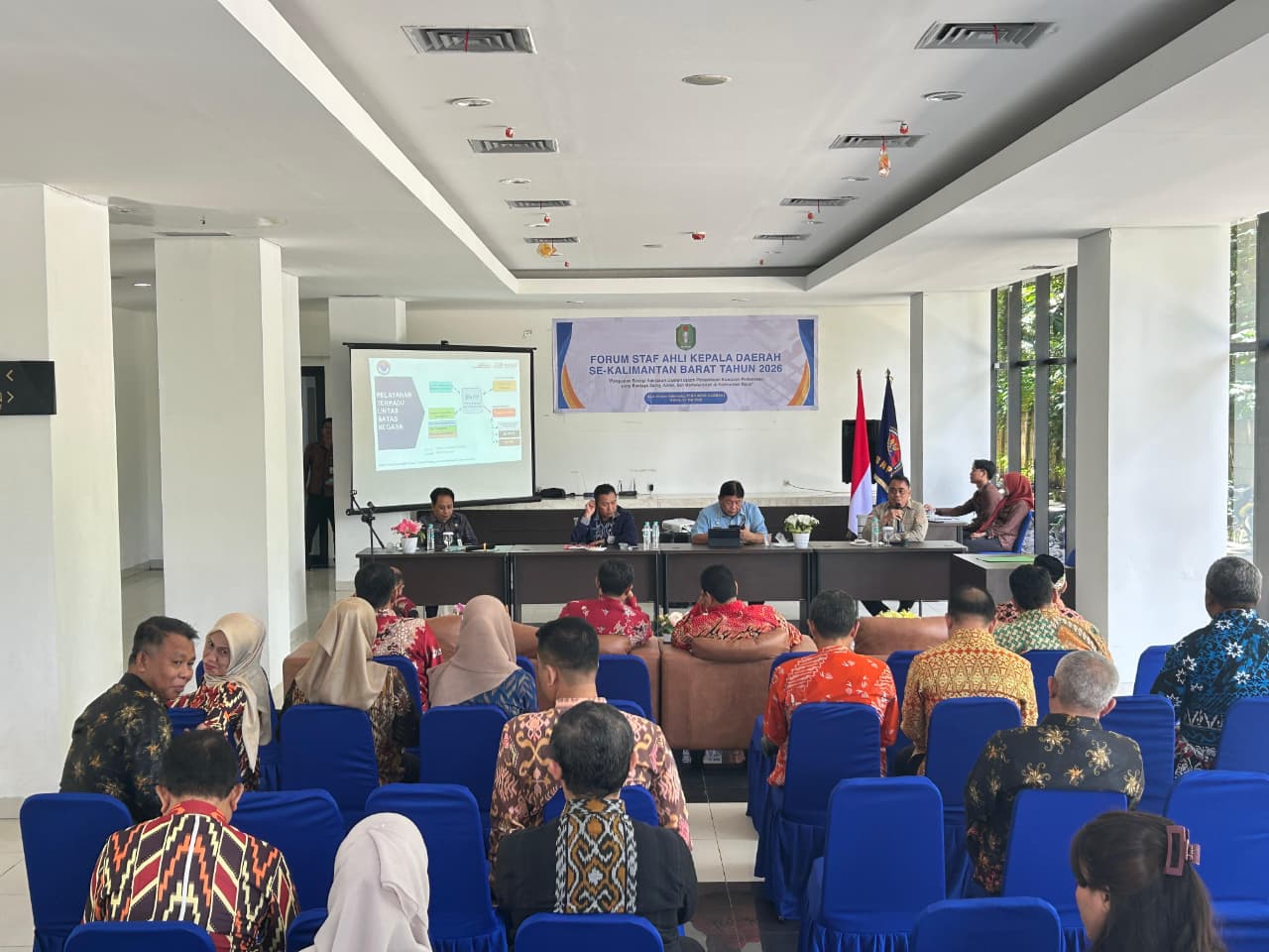 PLBN Aruk Perkokoh Sinergi Kebijakan Perbatasan melalui Forum Staf Ahli se-Kalimantan Barat 2026