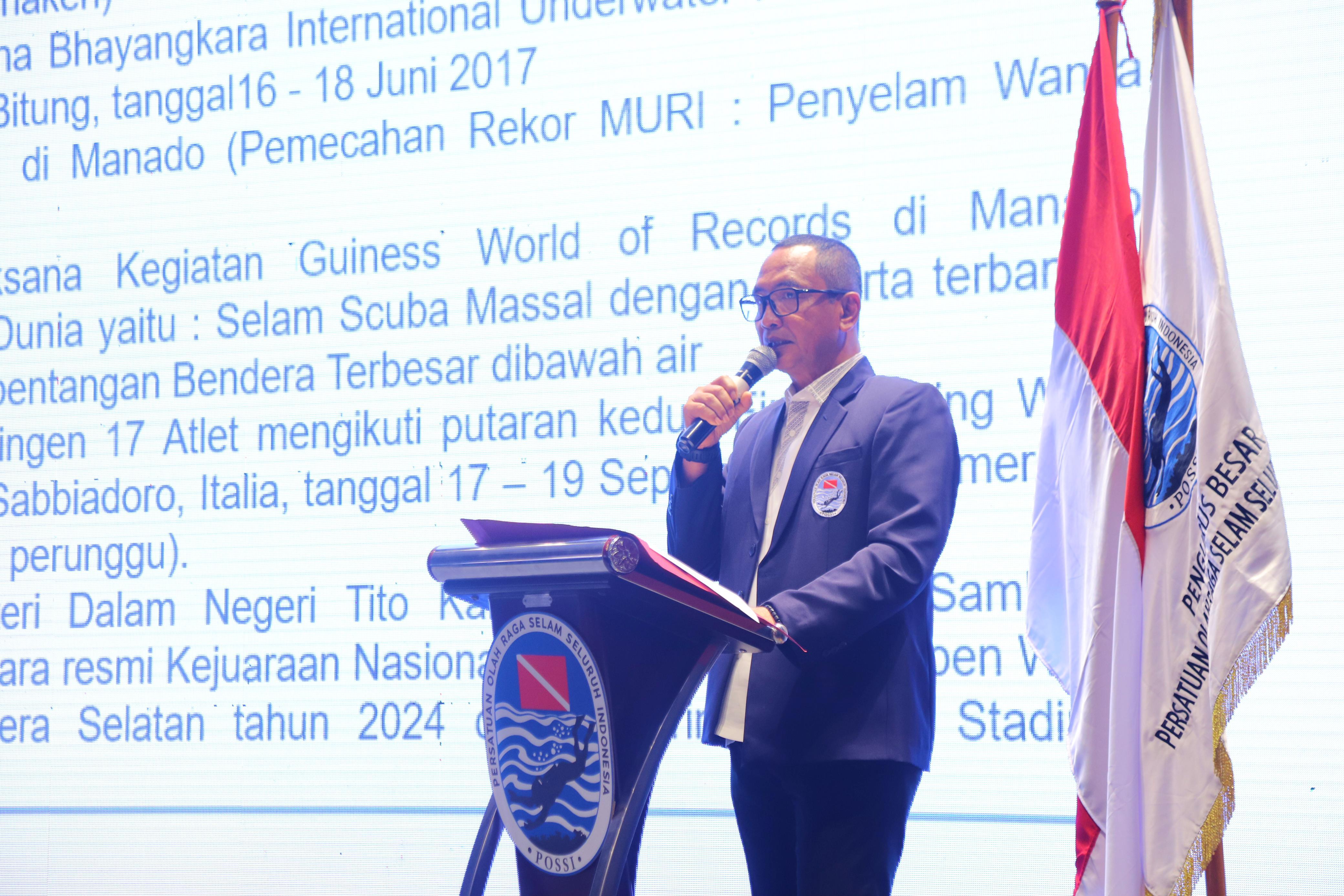 Plt Sekretaris BNPP RI Irjen Pol Makhruzi Rahman Terpilih Jadi Ketum PB POSSI 2025-2029