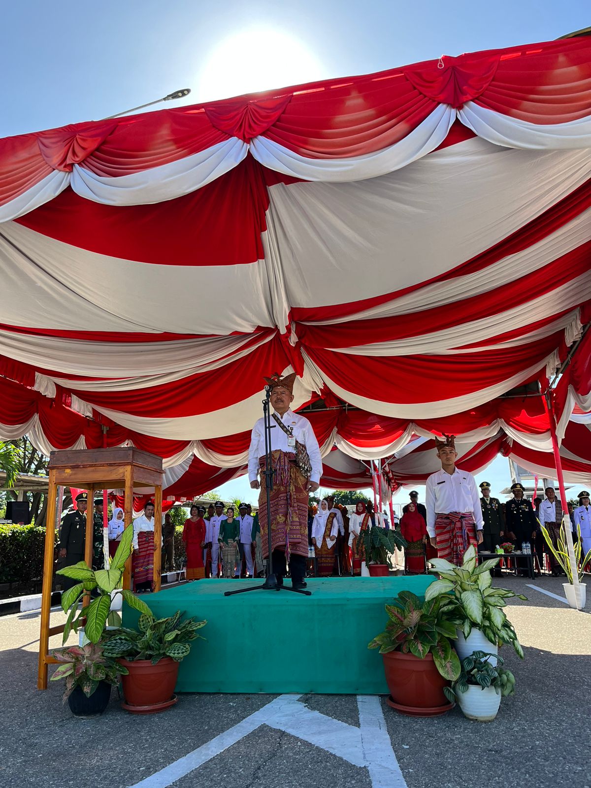 Perayaan Penuh Semangat HUT ke-78 RI di PLBN Motamasin, NTT: Menuju Indonesia Maju Lewat Perbatasan