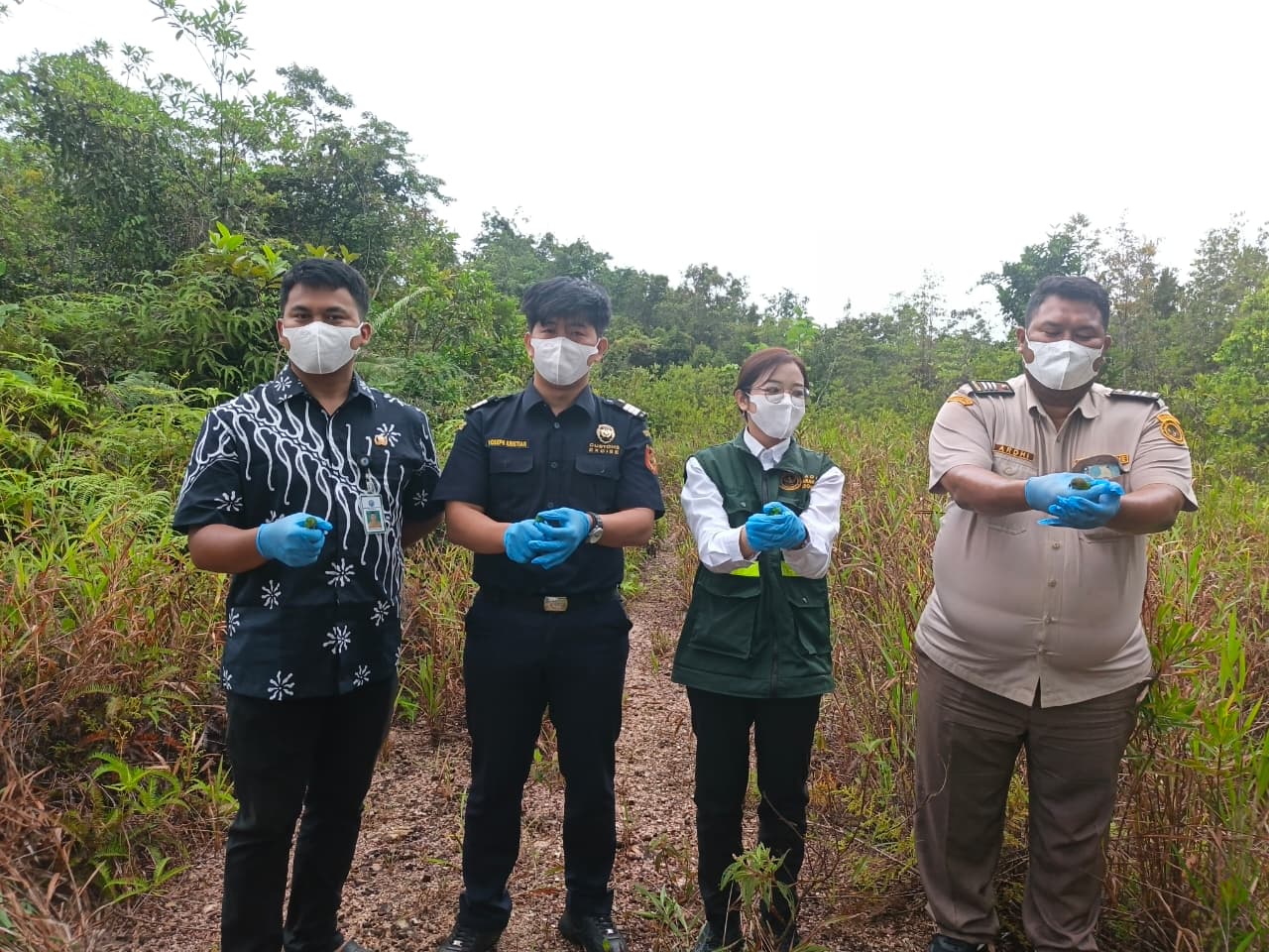 Gagalkan Penyelundupan Satwa, PLBN Badau Lepasliarkan Serindit Melayu di Hutan Perbatasan