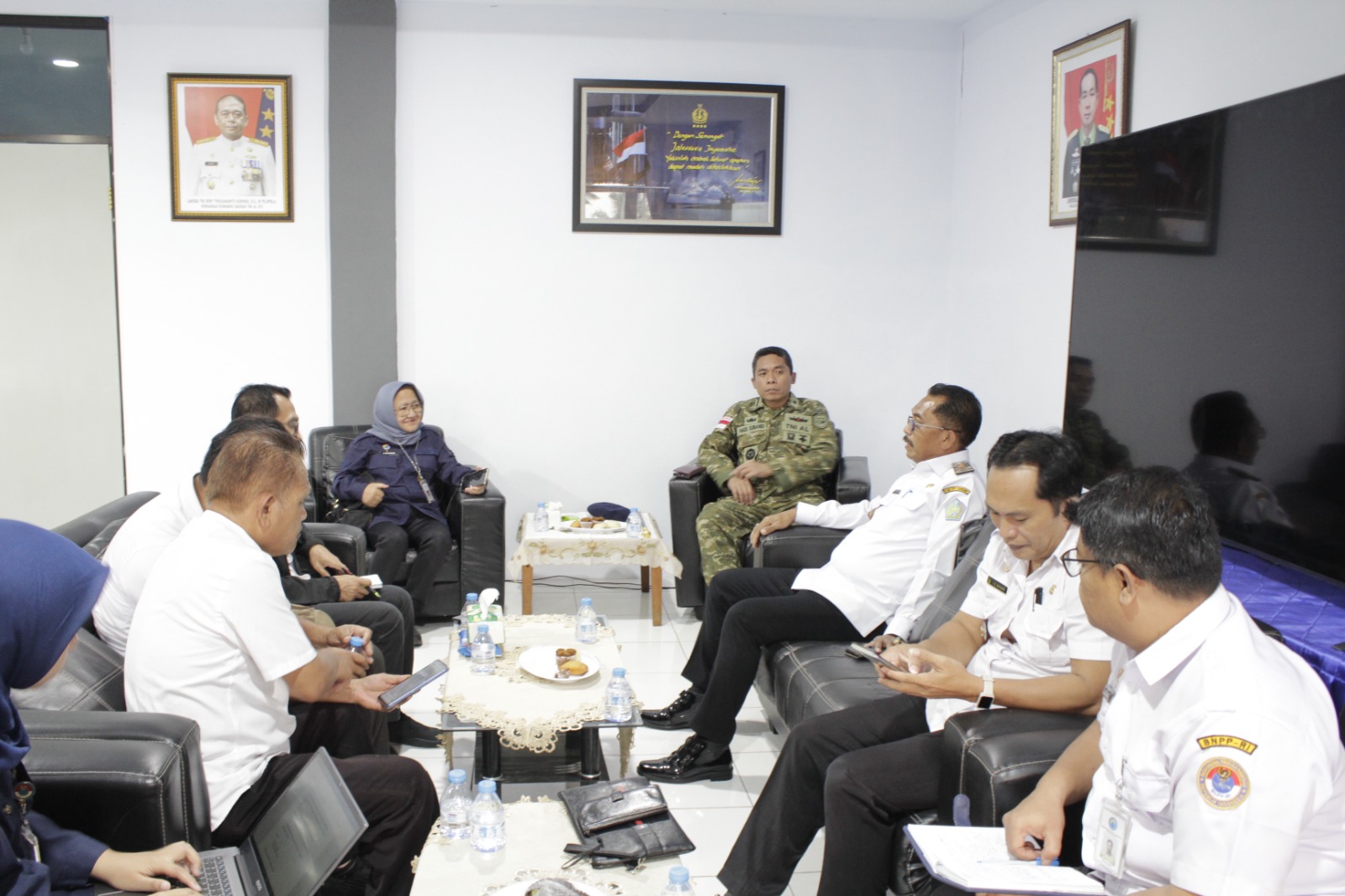 BNPP RI dan Lanal Tahuna Perkuat Koordinasi Pengelolaan dan Keamanan PPKT di Perbatasan Utara Indonesia