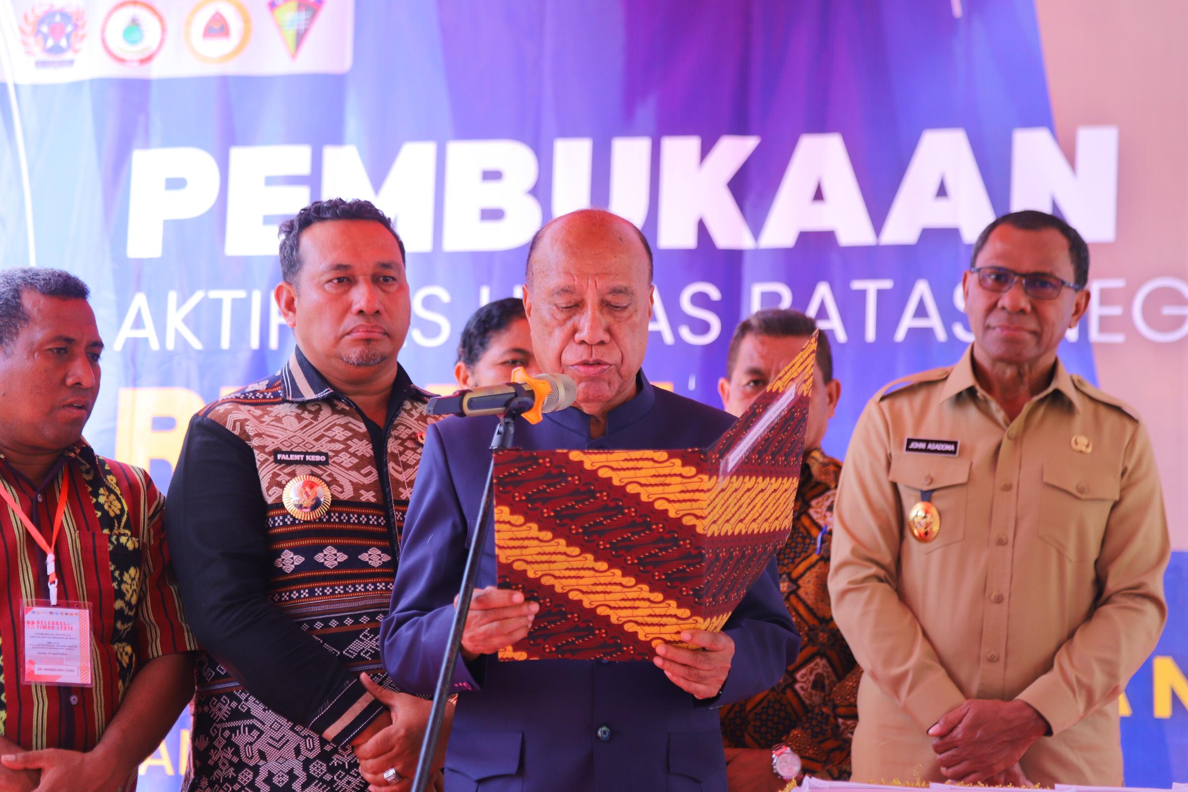 Resmikan Jalur Perlintasan RI-RDTL, Sekretaris BNPP RI: Napan Harus Jadi Daerah yang Tumbuh