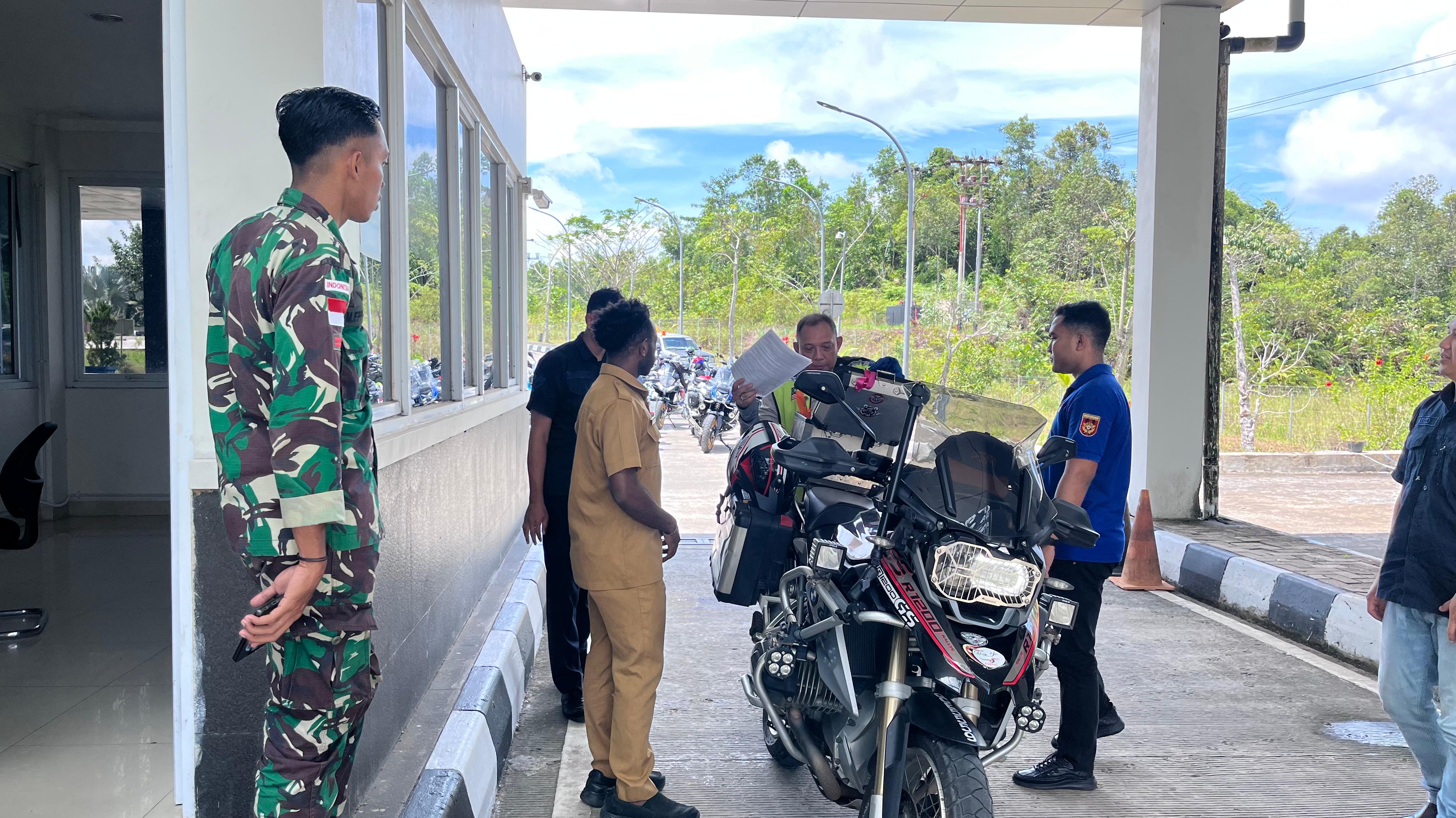 PLBN Badau Sambut Touring Komunitas Motor Malaysia, Simbol Persahabatan di Perbatasan