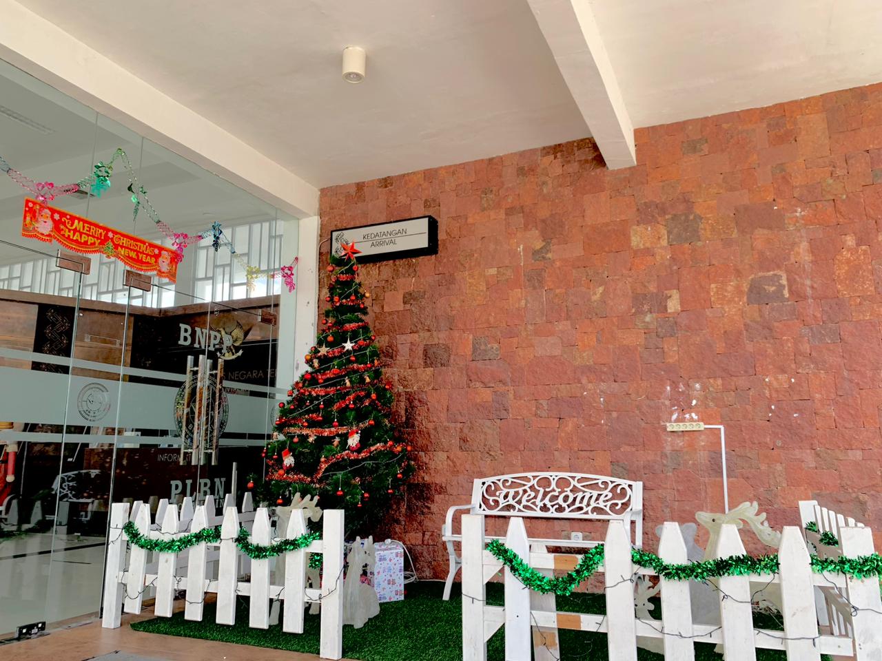 BNPP RI Pastikan Layanan Optimal, PLBN Motamasin Hadir dengan Nuansa Natal dan Tahun Baru