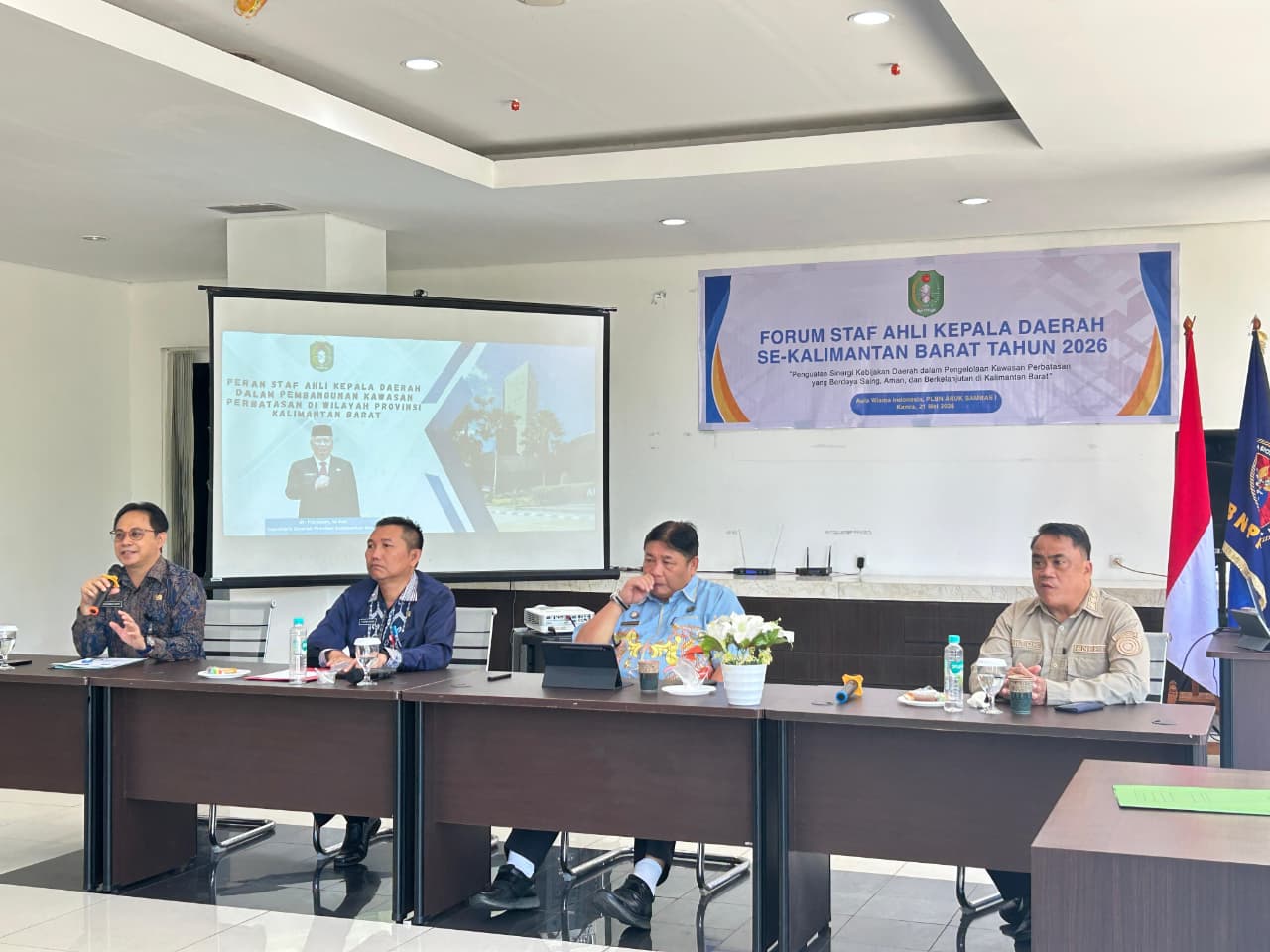 PLBN Aruk Perkokoh Sinergi Kebijakan Perbatasan melalui Forum Staf Ahli se-Kalimantan Barat 2026