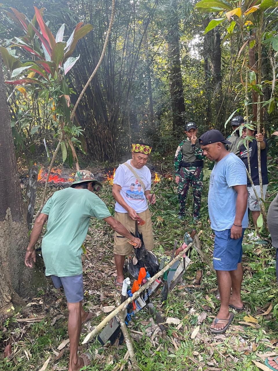 Seperti Nyepi di Bali, Warga Dayak di Desa Sebunga Kalbar Terus Lestarikan Tradisi Sam - Sam