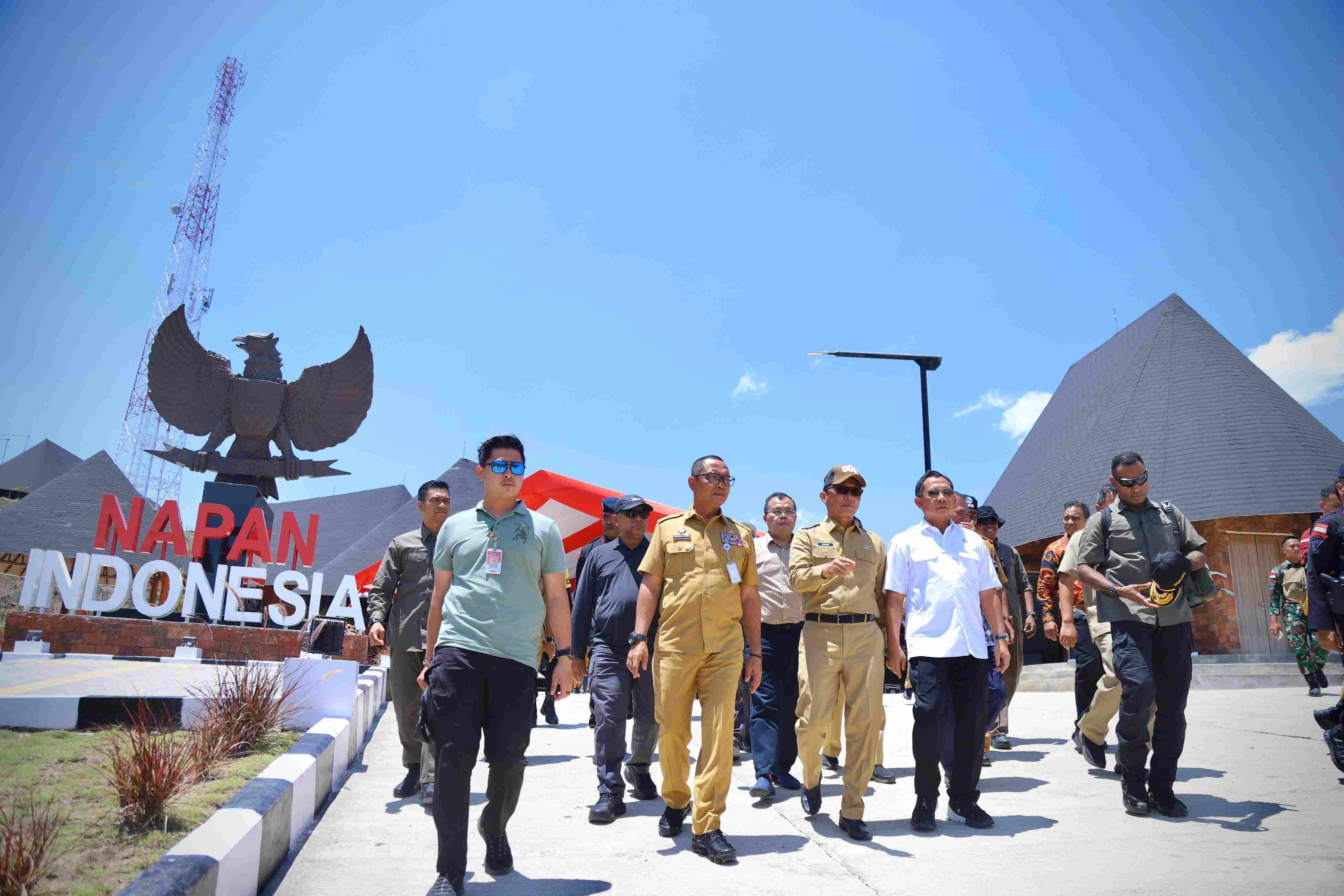 Mendagri Tito Cek Kesiapan PLBN Napan, Jelang Presiden Jokowi Resmikan 7 PLBN