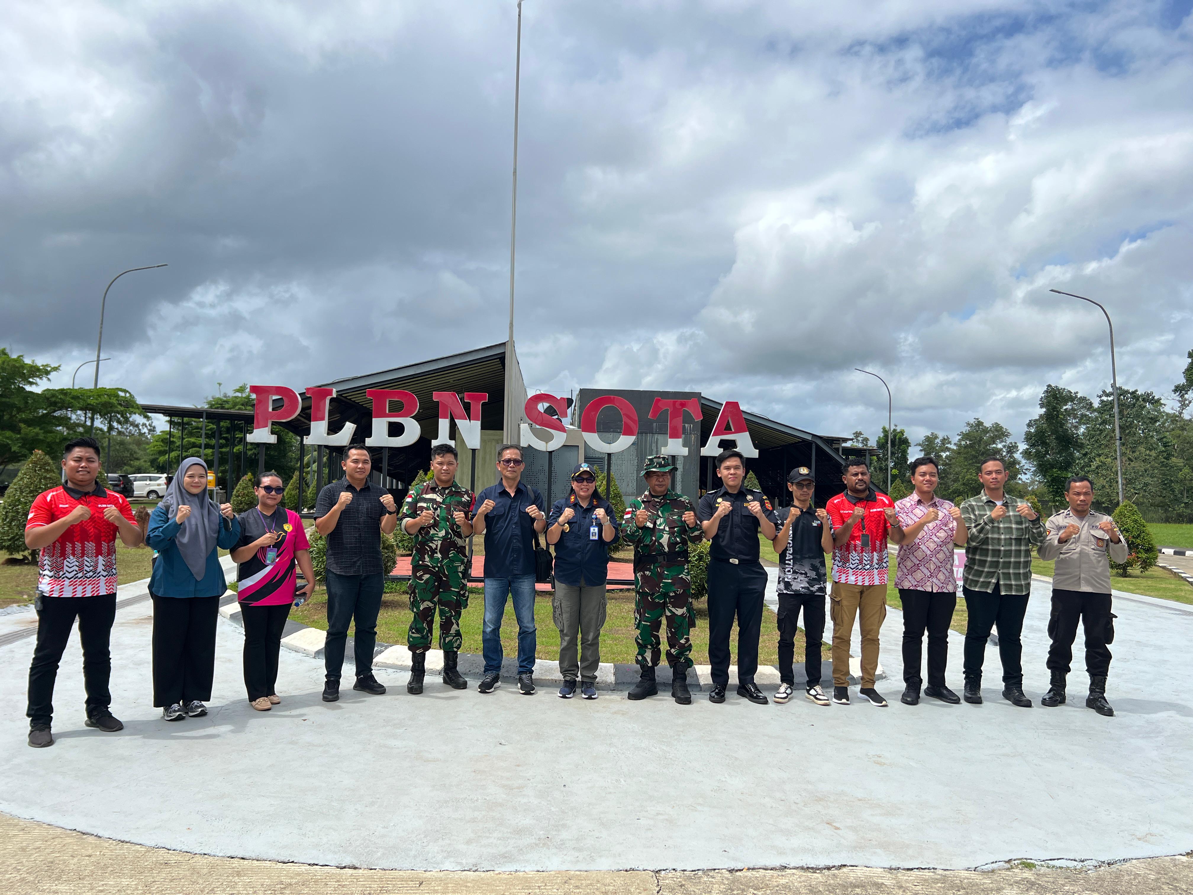 PLBN Sota Perkuat Sinergi Pengawasan Perbatasan Lewat Kunjungan Baintelkam Polri
