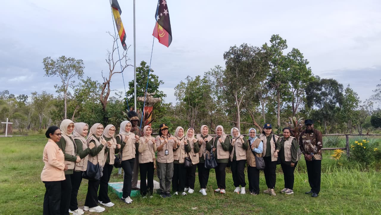 BNPP RI Fasilitasi Kunjungan Seruni Kabinet Merah Putih ke PLBN Sota, Perkuat Layanan Perbatasan RI–Papua Nugini