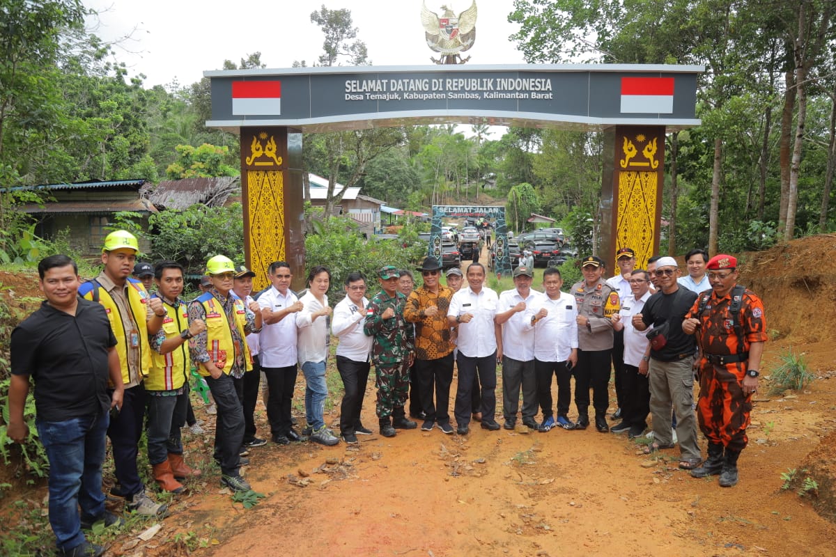 BNPP Upayakan Penyelesaian Pembangunan Infrastruktur di Kabupaten Sambas untuk Dongkrak Potensi Ekonomi dan Pariwisata