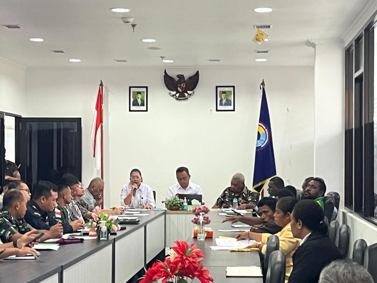 PLBN Skouw Bahas Penanganan Isu Prioritas Perlintasan Antarnegara RI - PNG