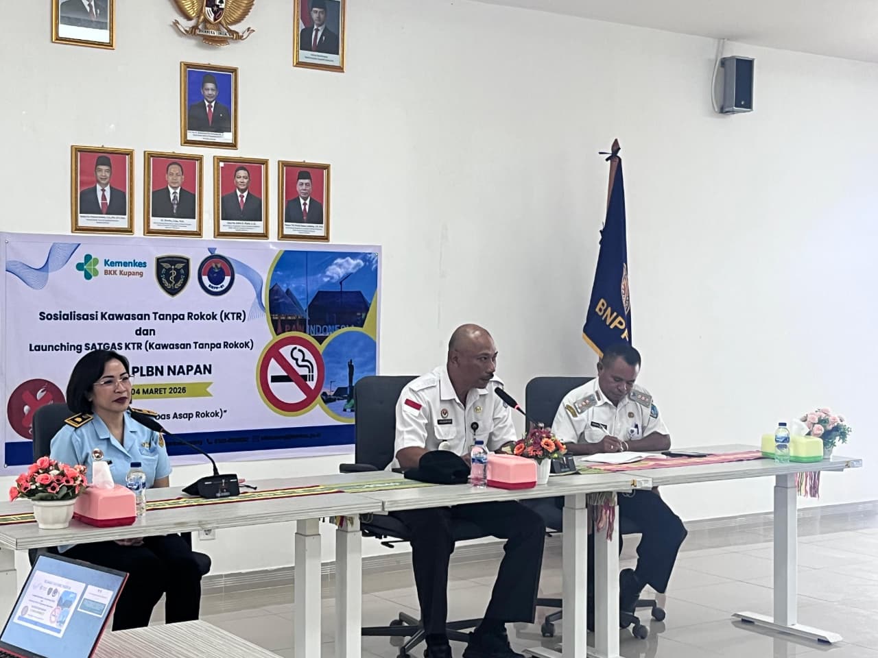 PLBN Napan Tetapkan Kawasan Tanpa Rokok untuk Wujudkan Perbatasan yang Sehat dan Tertib