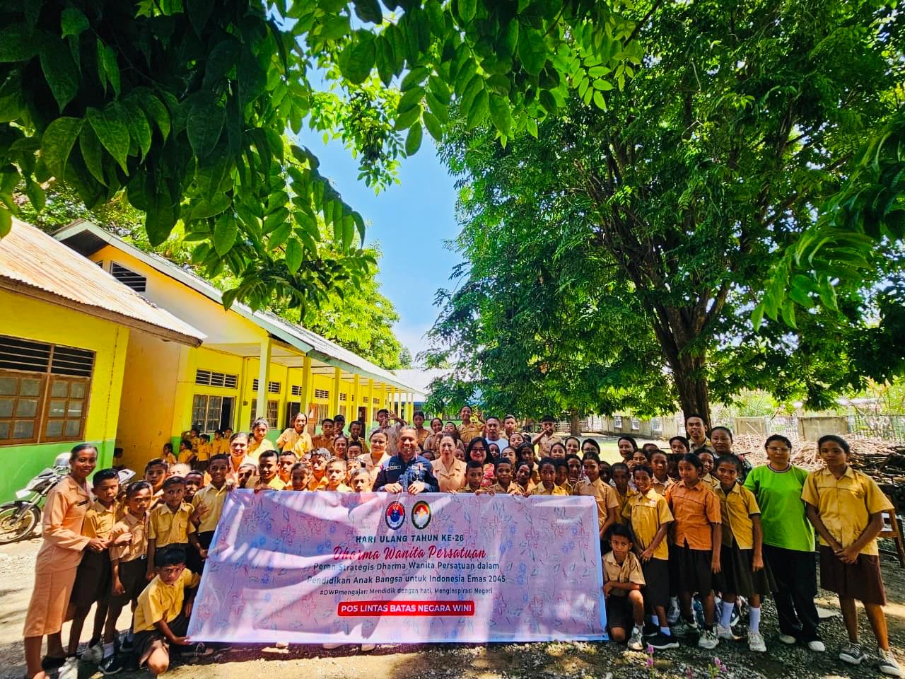 DWP BNPP RI Gelar Program Edukasi bagi Anak Perbatasan lewat DWP Mengajar di 14 PLBN se-Indonesia