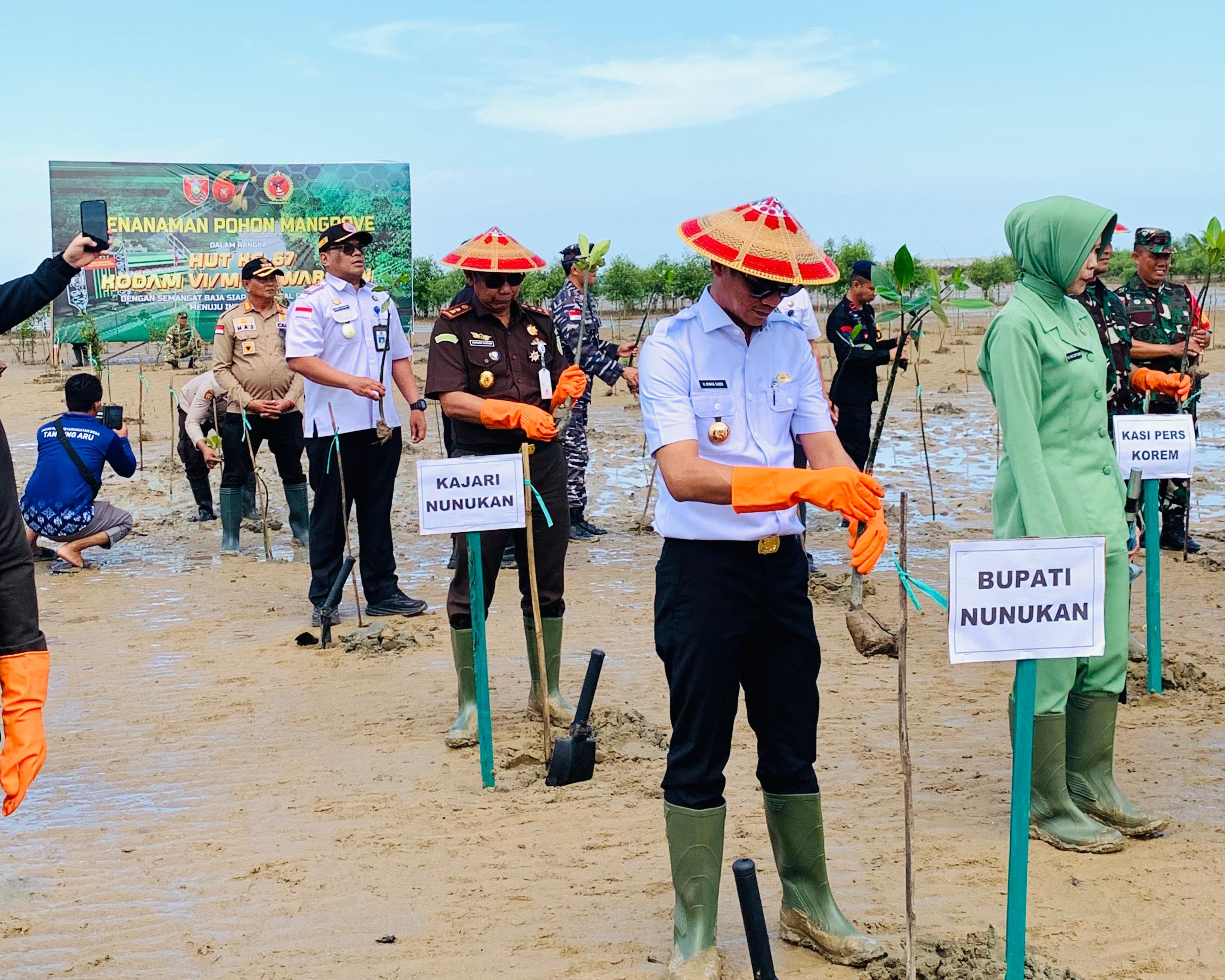 PLBN Sebatik Sambut Kunjungan Danrem 092/Maharajalila, Perkuat Sinergi dan Komitmen Pelestarian Lingkungan di Perbatasan