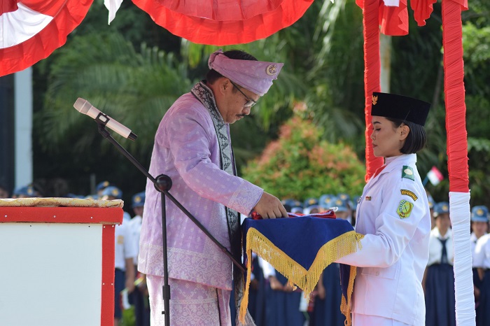 Jadi Irup Upacara HUT ke-79 RI di PLBN Aruk, Ir Togap Simangunsong Ajak Masyarakat Menyongsong Nusantara Baru