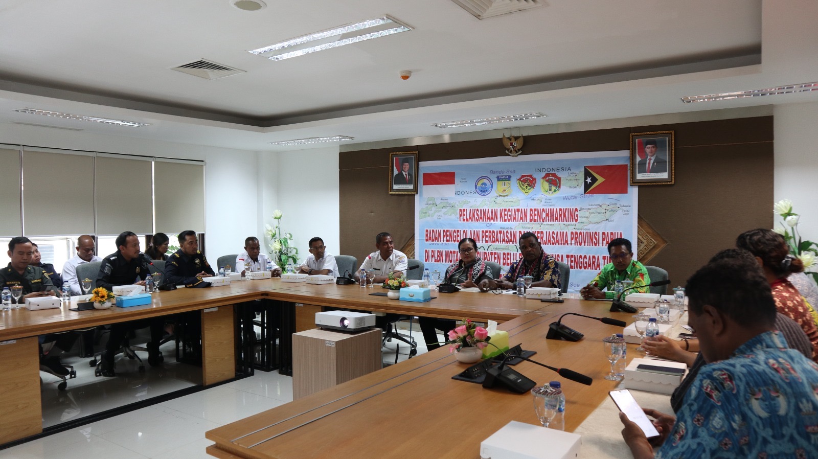 PLBN Motaain Fasilitasi Pertemuan BPPK Papua, Bahas Peningkatan Kualitas dan Inovasi Pelayanan Lintas Batas Negara