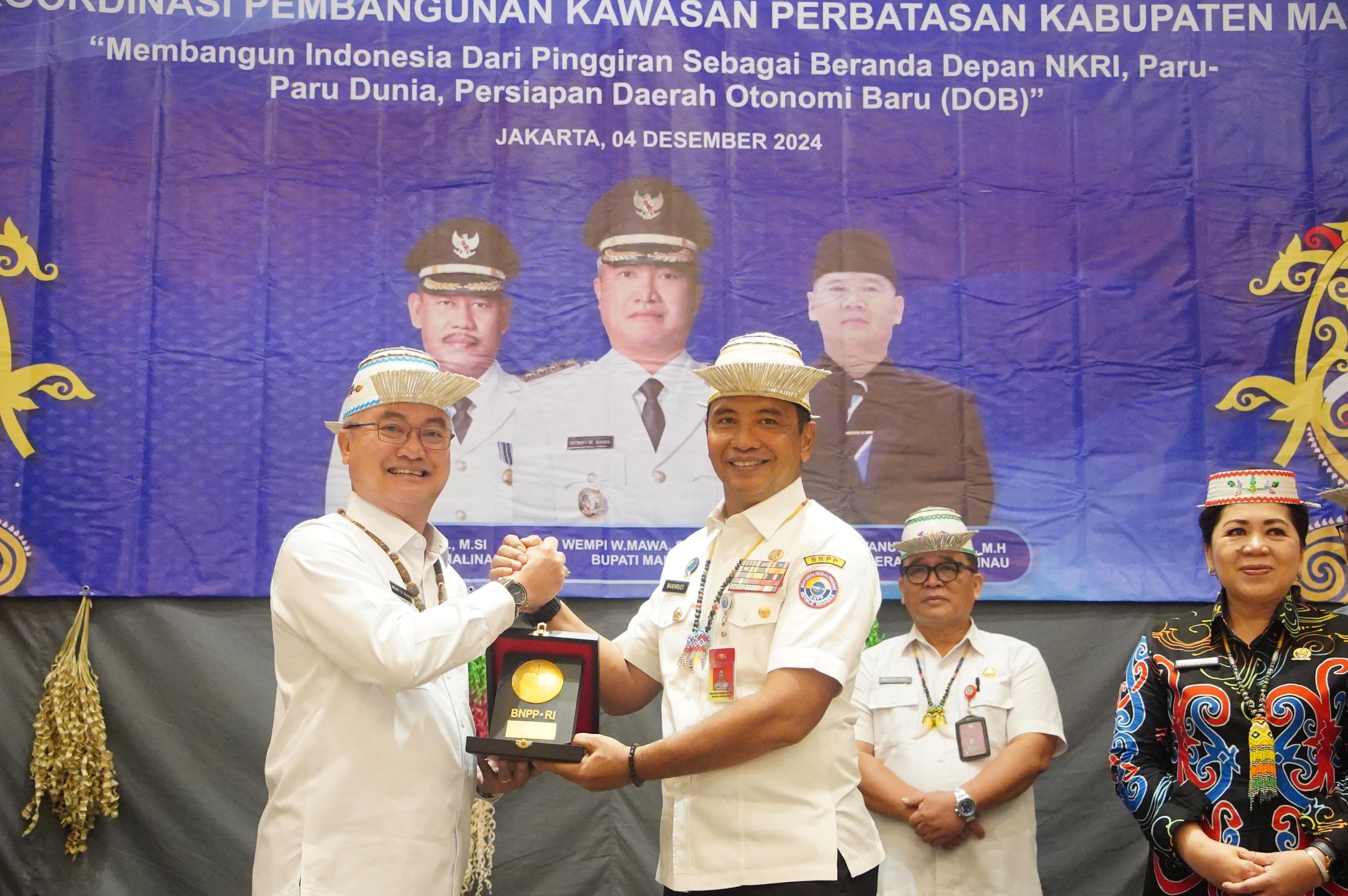 Plh Sestama BNPP Buka Rakor Pembangunan Kawasan Perbatasan Kabupaten Malinau