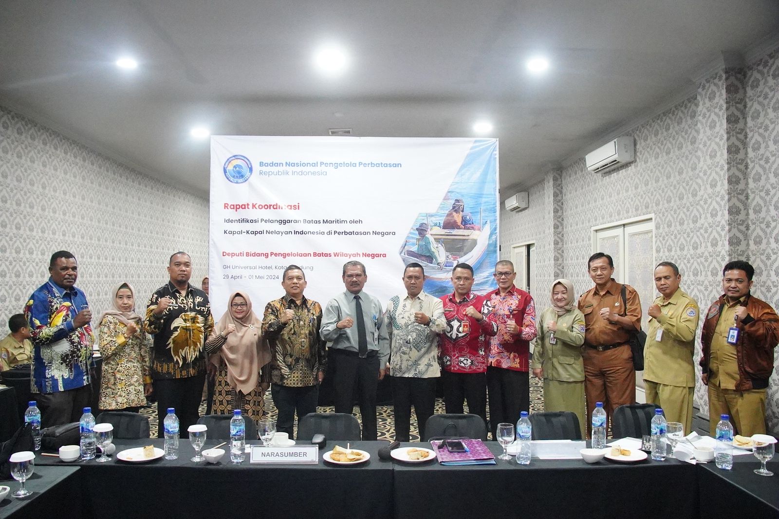 BNPP Rancang Strategi Penanganan Pelanggar Batas Maritim di Kawasan Perbatasan
