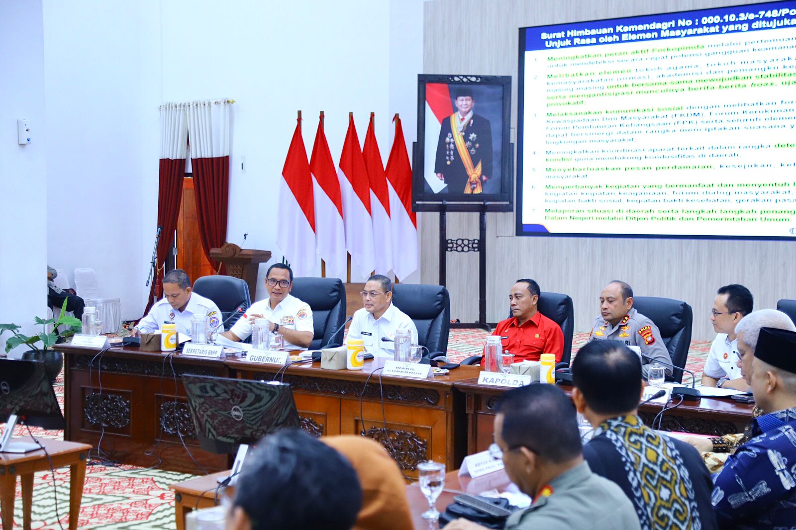 Evaluasi Pasca Demonstrasi, BNPP RI dan Pemprov Kalbar Sepakati Langkah Strategis Jaga Kondusifitas