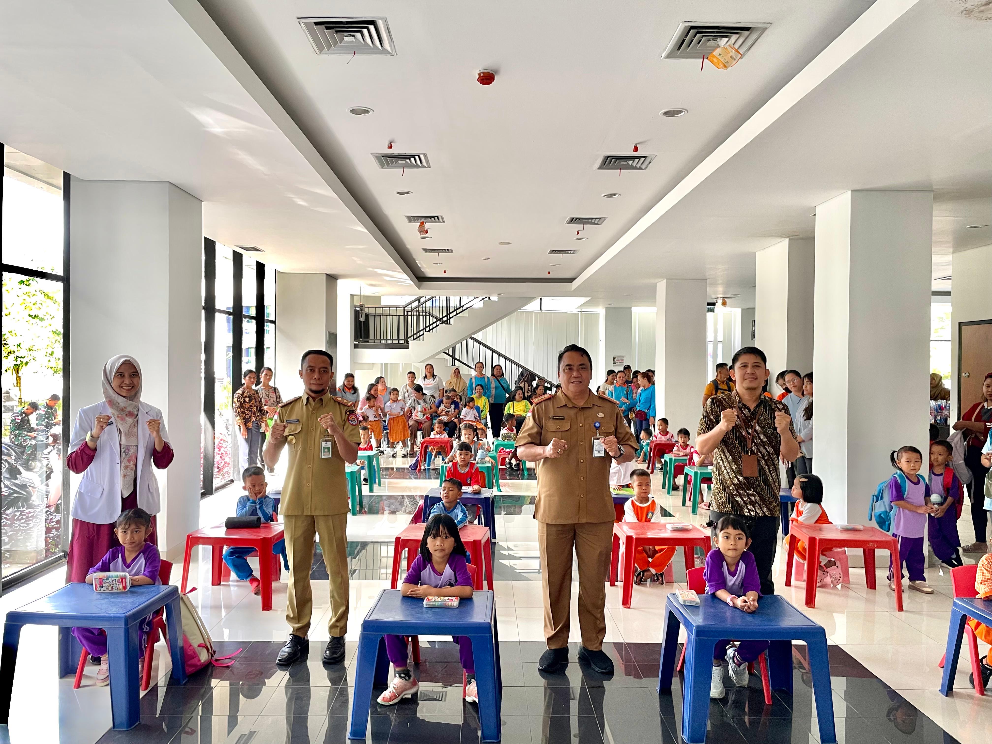 PLBN Aruk Gelar Lomba Mewarnai Meriahkan HUT ke-15 BNPP RI