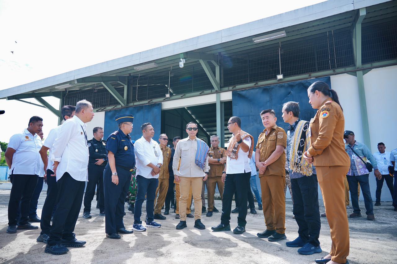 BNPP RI Tinjau Kesiapan Operasional Terminal Barang Internasional di PLBN Motaain