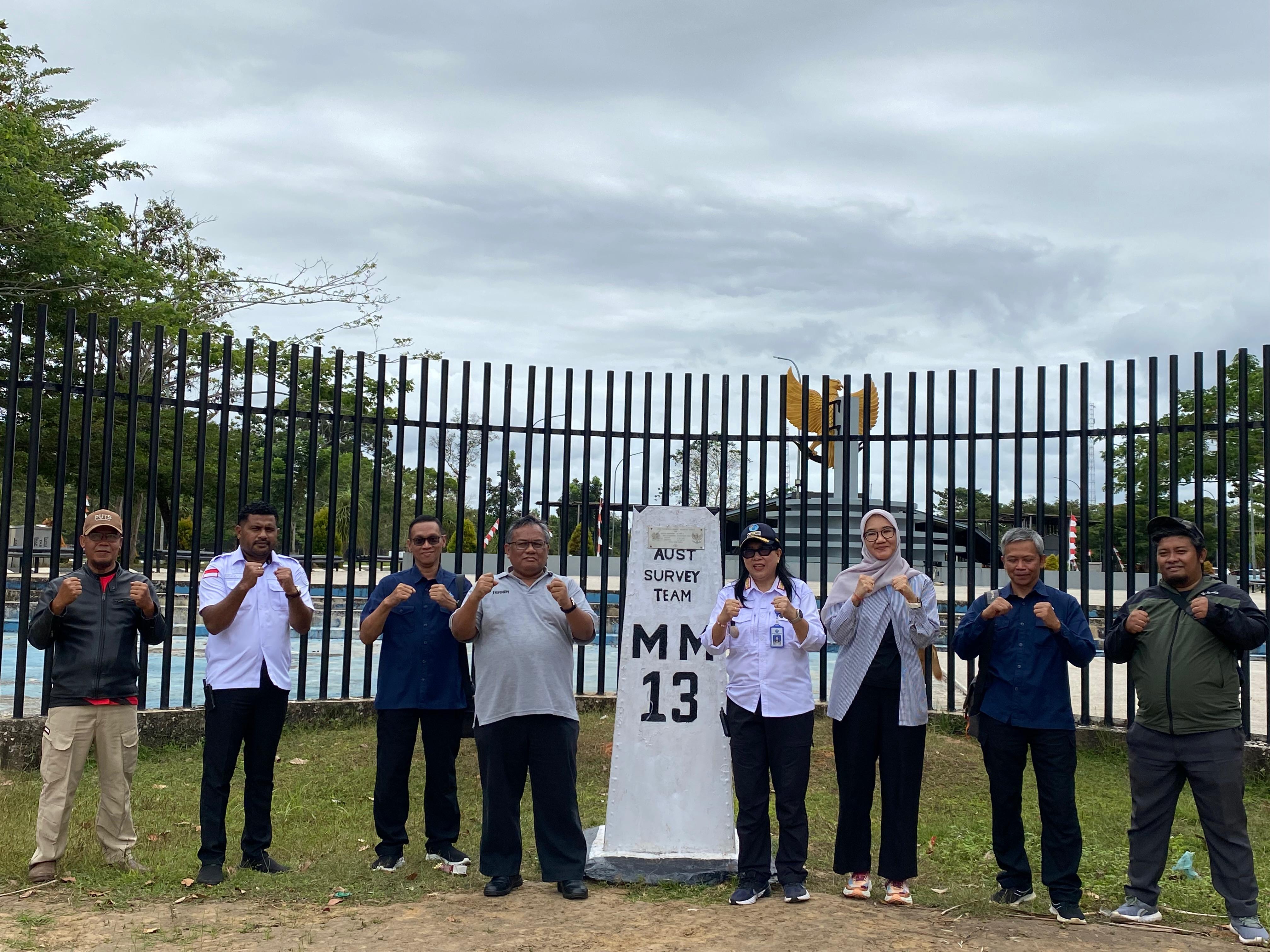 PLBN Sota Fasilitasi Survei Densifikasi BIG untuk Perkuat Penegasan Batas Negara RI–PNG