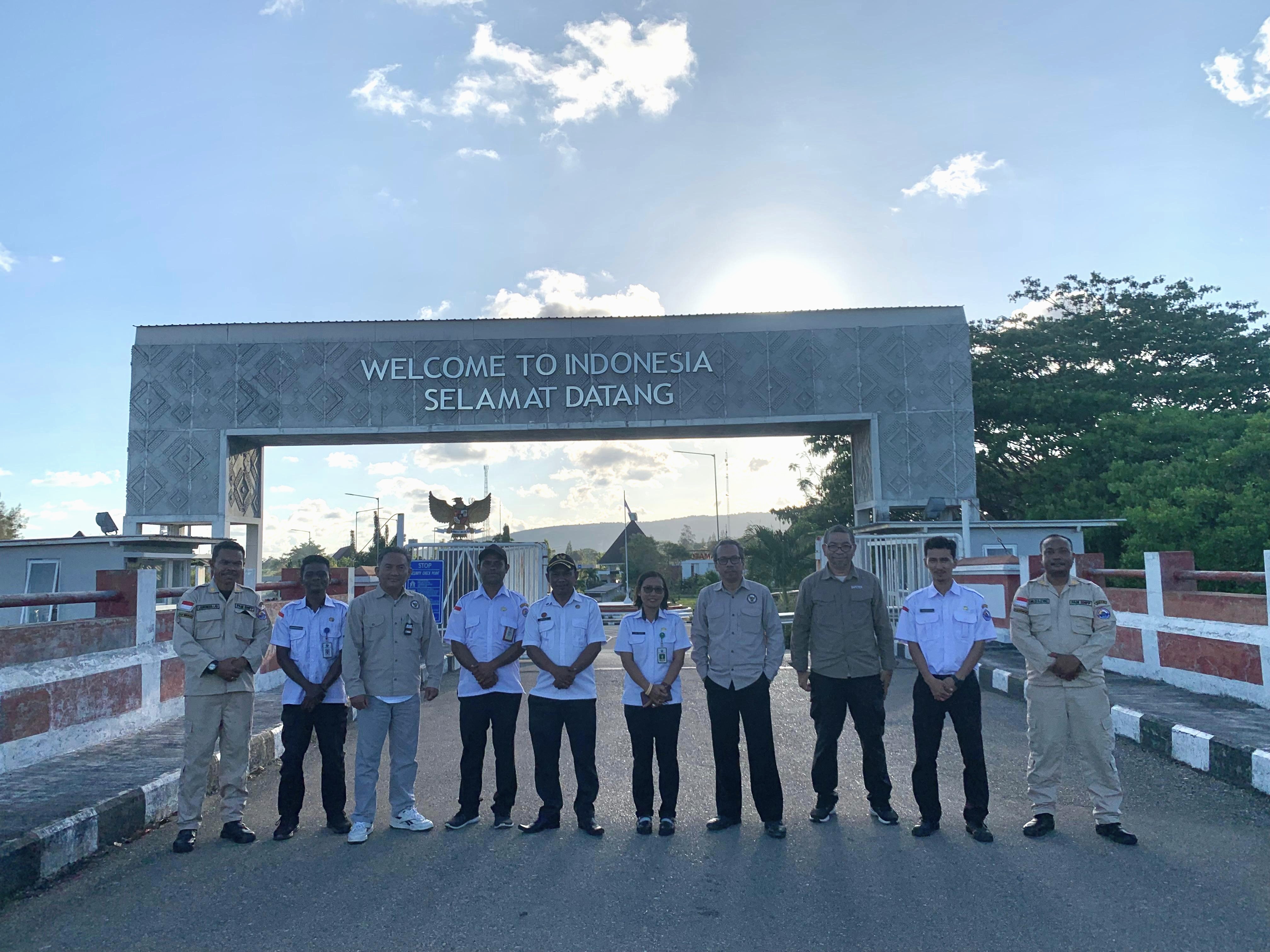 PLBN Motamasin Terima Kunjungan BAPETEN untuk Perkuat Keselamatan Radiasi di Kawasan Perbatasan