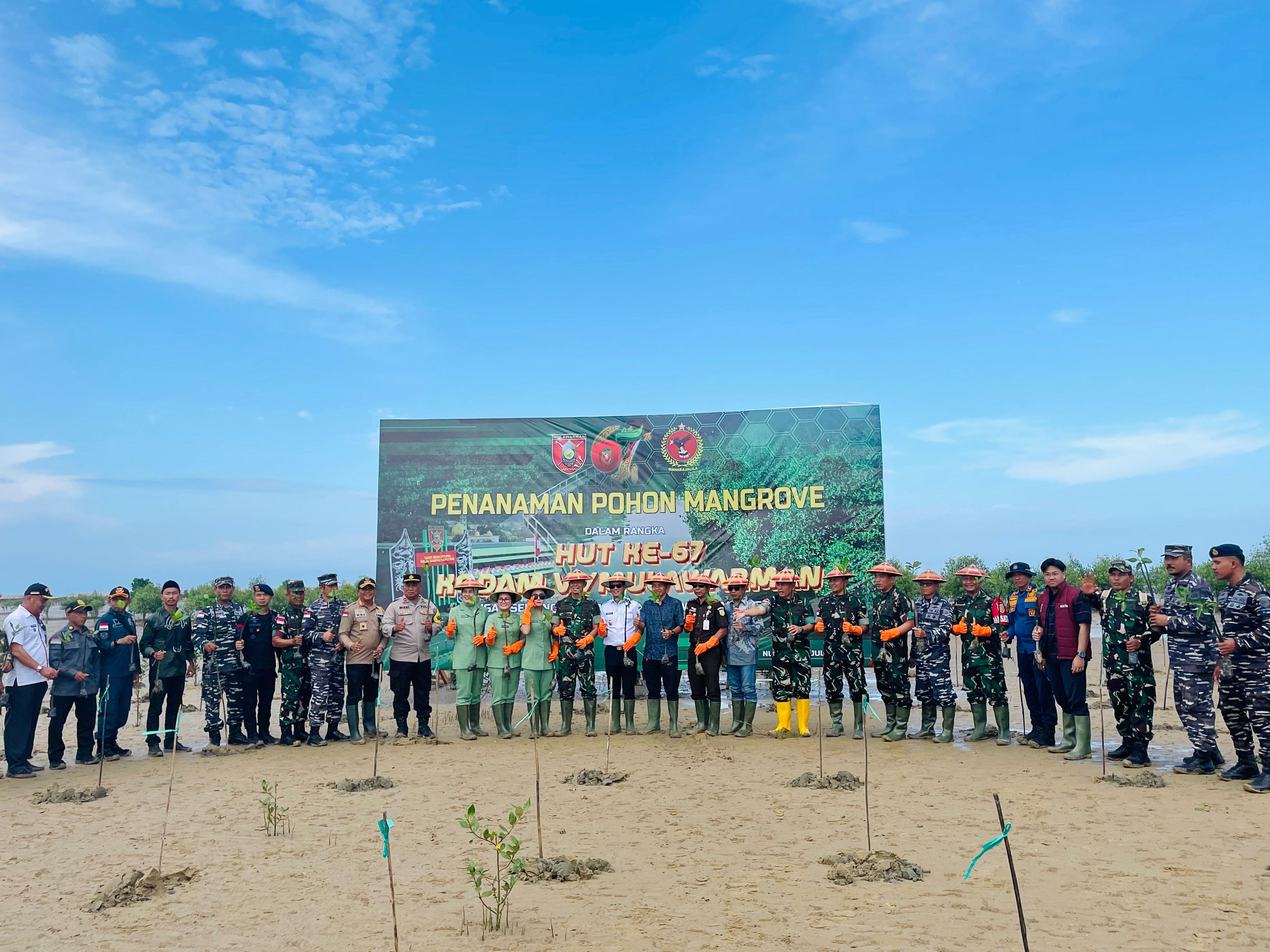 PLBN Sebatik Sambut Kunjungan Danrem 092/Maharajalila, Perkuat Sinergi dan Komitmen Pelestarian Lingkungan di Perbatasan