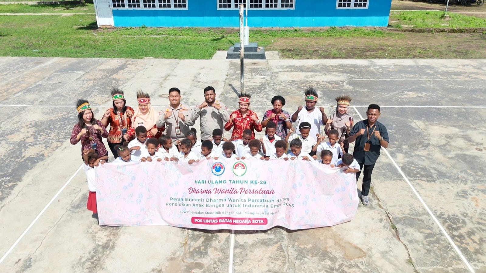 DWP BNPP RI Gelar Program Edukasi bagi Anak Perbatasan lewat DWP Mengajar di 14 PLBN se-Indonesia