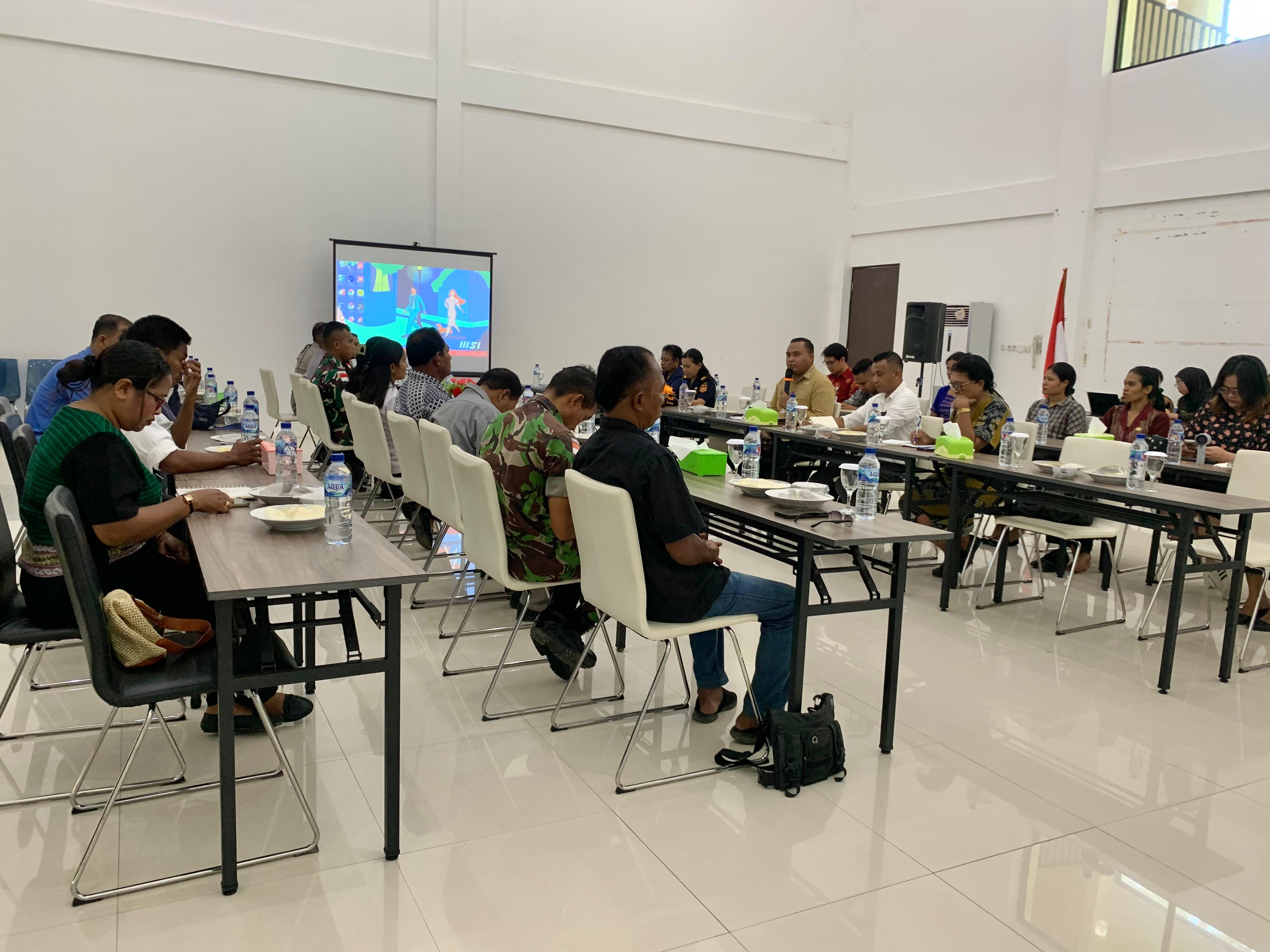 PLBN Motamasin Selenggarakan Forum Koordinasi Peningkatan Aktivitas Ekonomi di Kawasan Perbatasan