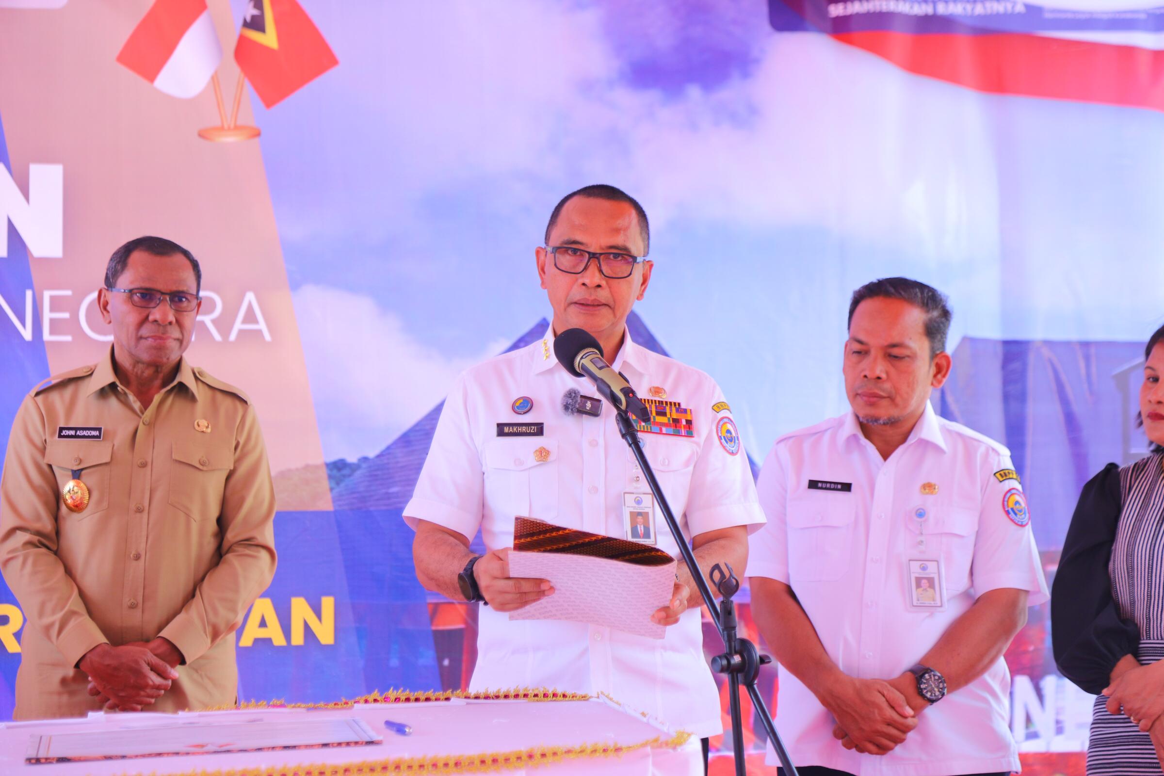 Resmikan Jalur Perlintasan RI-RDTL, Sekretaris BNPP RI: Napan Harus Jadi Daerah yang Tumbuh