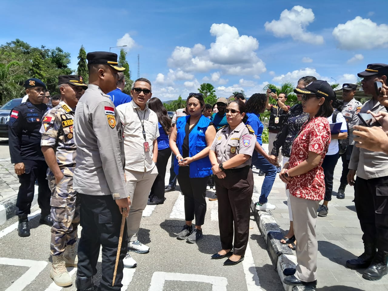 PLBN Motamasin Jadi Titik Strategis Perlintasan Rombongan Dirjen Imigrasi Timor Leste