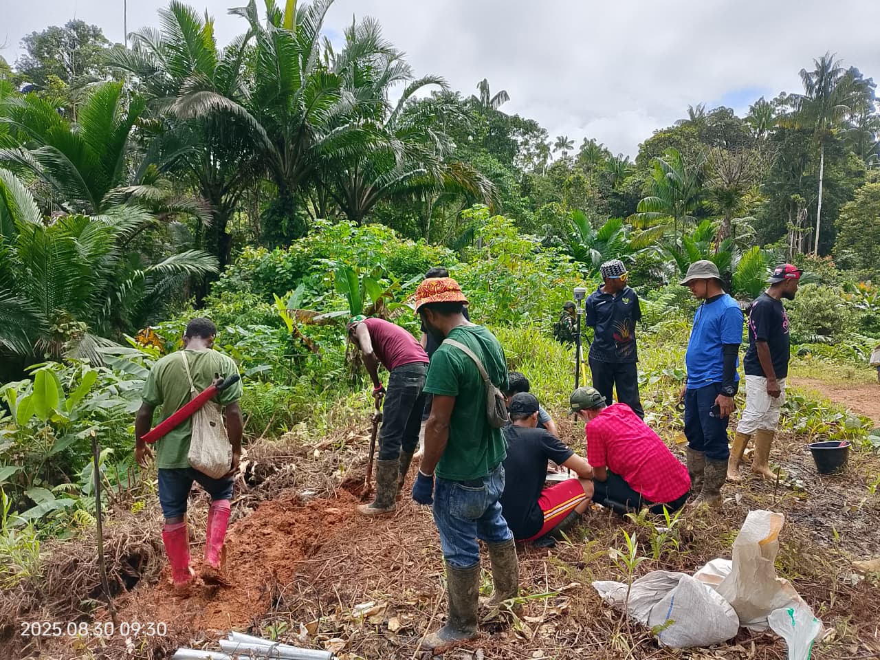 PLBN Yetetkun Dukung Survei BIG, 20 Pilar Batas RI-PNG Terpasang di Papua Selatan