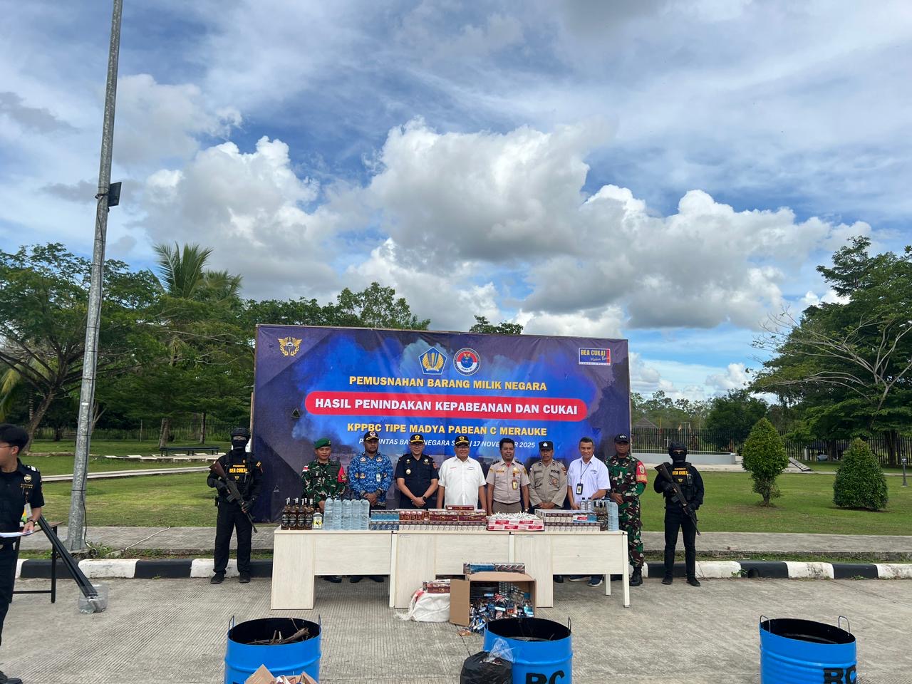 PLBN Sota Fasilitasi Public Hearing dan Pemusnahan BMN