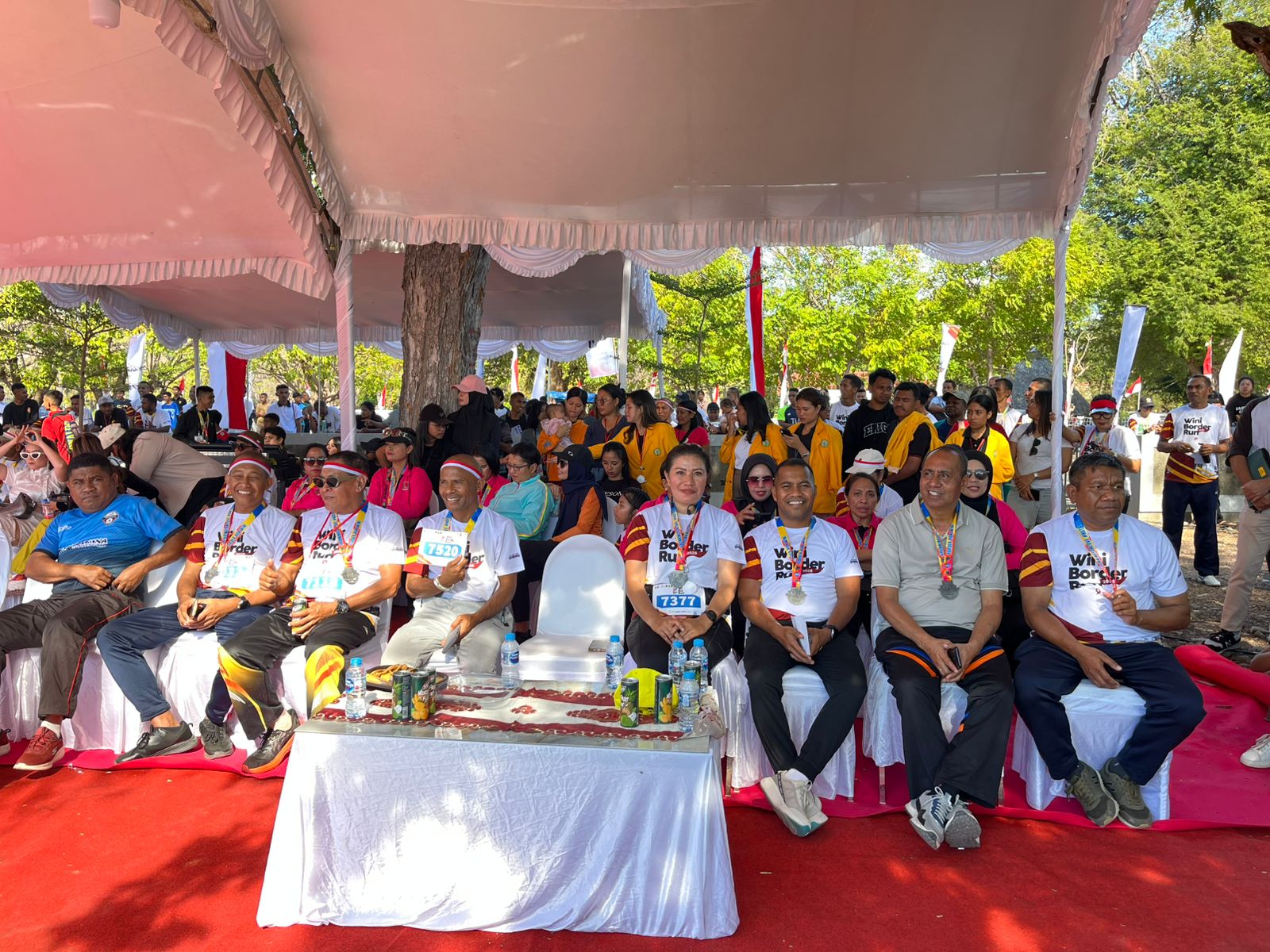 870 Pelari Lintasi RI - Timor Leste di Wini Border Run 2025, Siapa yang Tercepat?