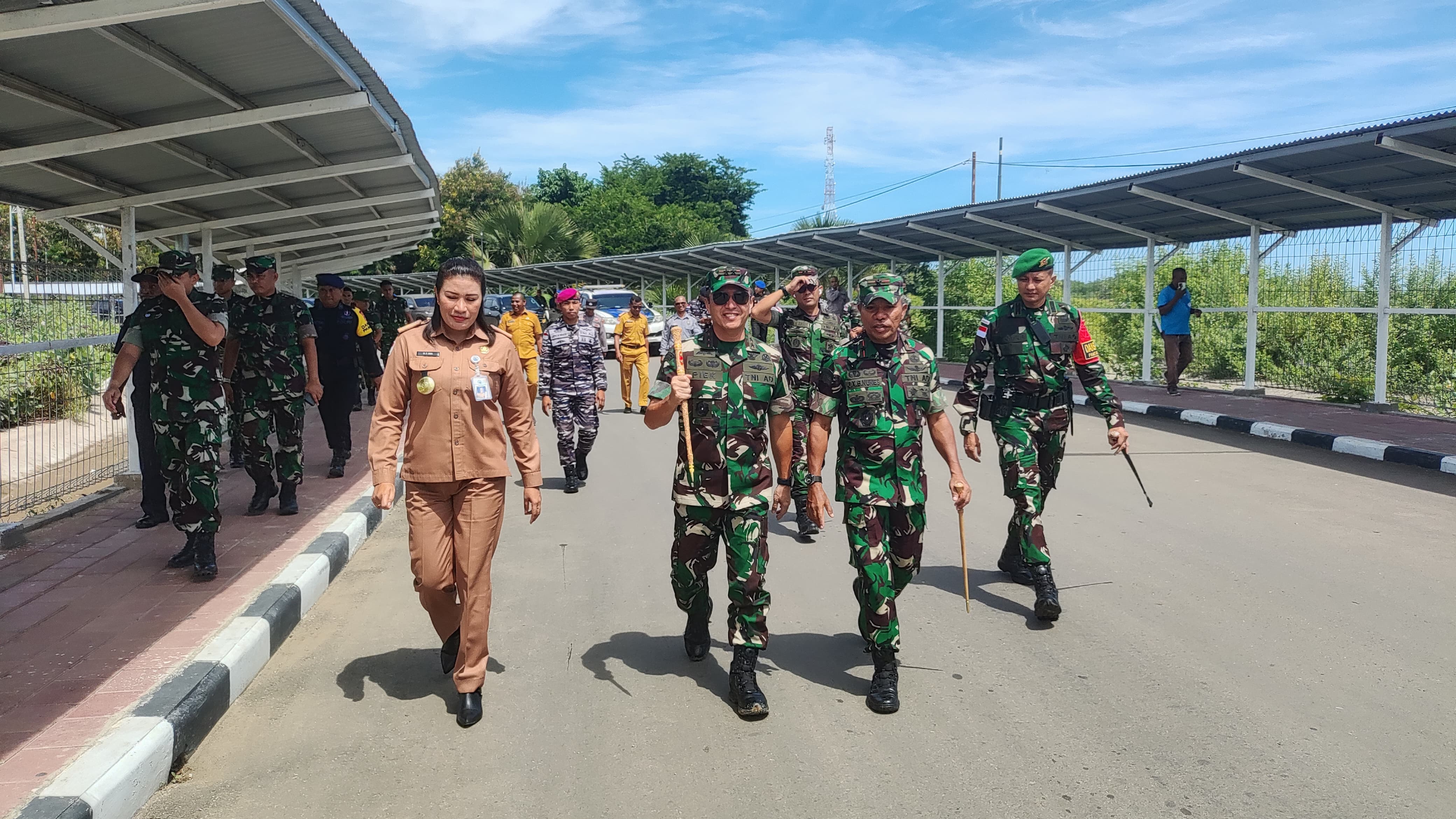 PLBN Motaain Bersama Pangdam IX/Udayana Bahas Penguatan Sinergi Lintas Sektor di Wilayah Perbatasan RI-RDTL