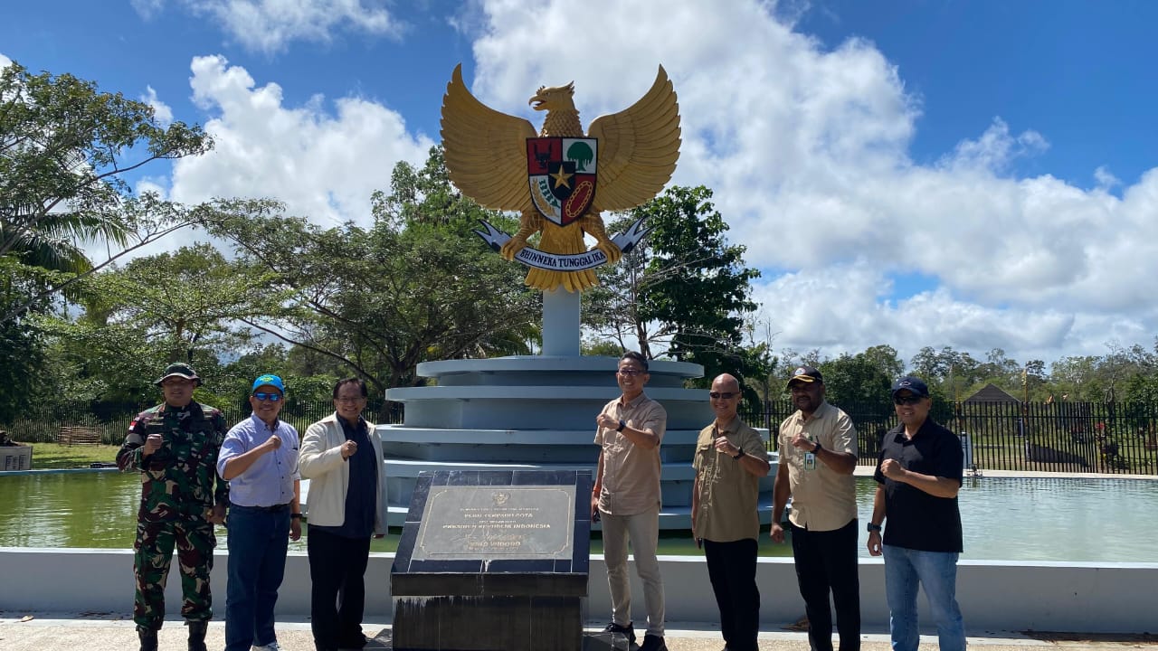 Kunjungi PLBN Sota, Deputi Kemenko Polkam Soroti Sinergi Petugas Lintas Batas